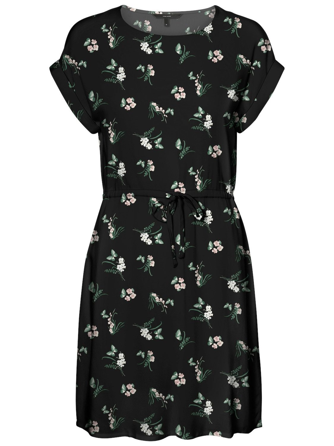 VERO MODA Minikleid VMEASY JOY S/S TIE SHORT DRESS WVN GA mehr