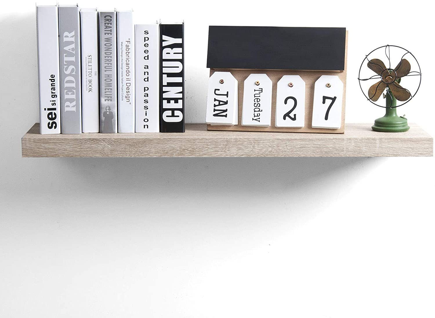 EUGAD Wandregal, 1-tlg., Holz Board Modern in verschiedenen Farben Größen