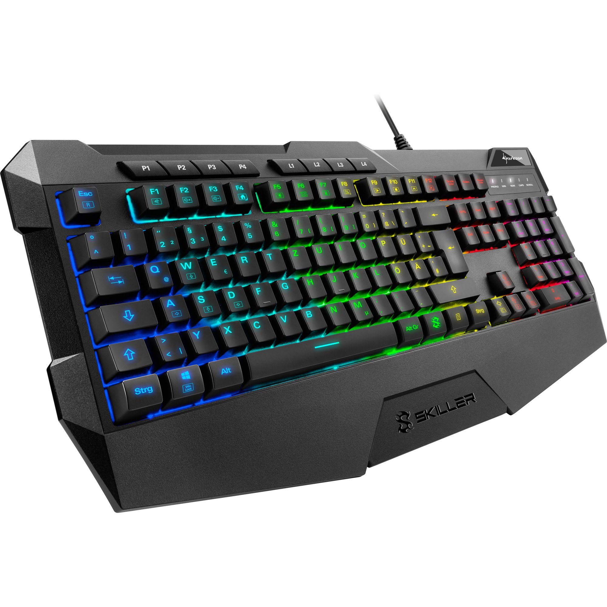 Sharkoon SKILLER SGK4, Gaming-Tastatur Tastatur