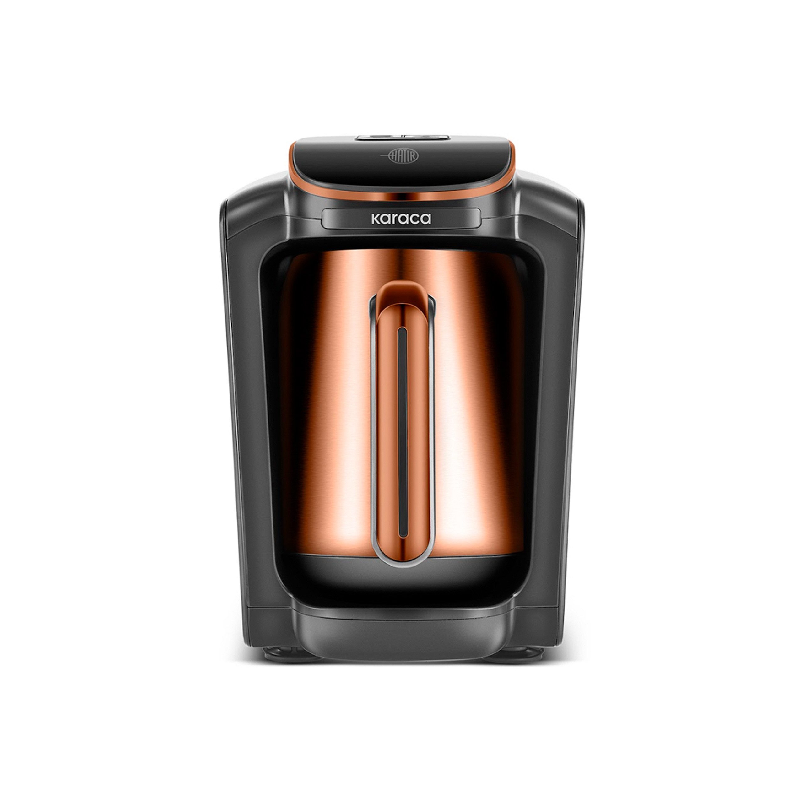 Karaca Siebträgermaschine, Hatır Neo Inox Türkische Kaffeemaschine 735W, 300ml, Bronze