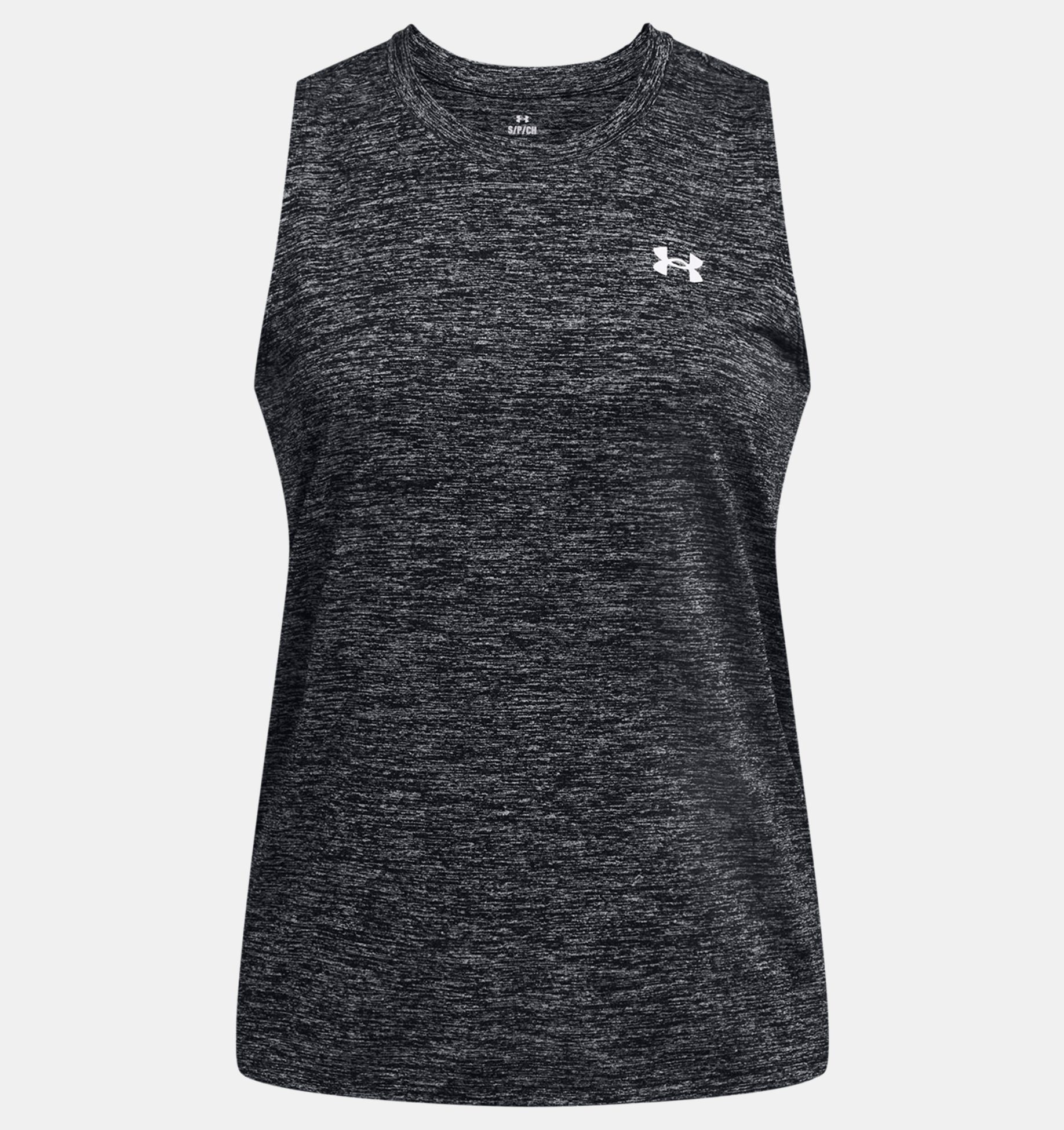 Under Armour® Tanktop TECH TANK TWIST mit Logodruck, aus Polyester – Bild 3 von 5