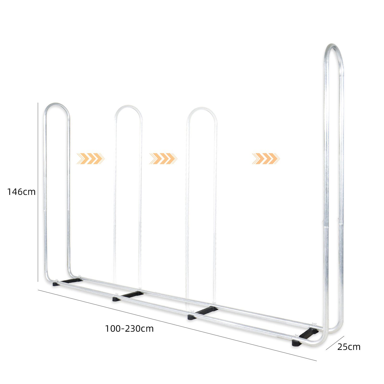 CCLIFE Kaminholzregal Kaminholzregal Metall Aussen Stapelhilfe günstig online kaufen