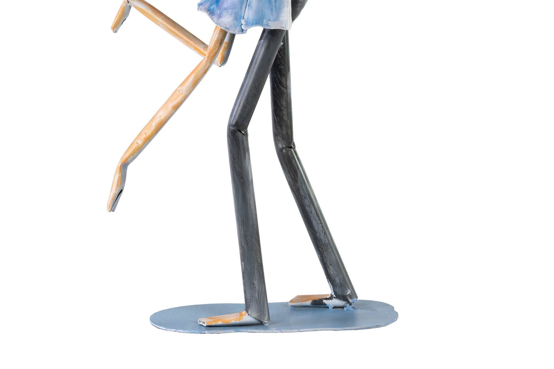KUNSTLOFT Dekofigur 70x30x16 cm, aus Reunion Figur handgefertigte Joyful Kunststein