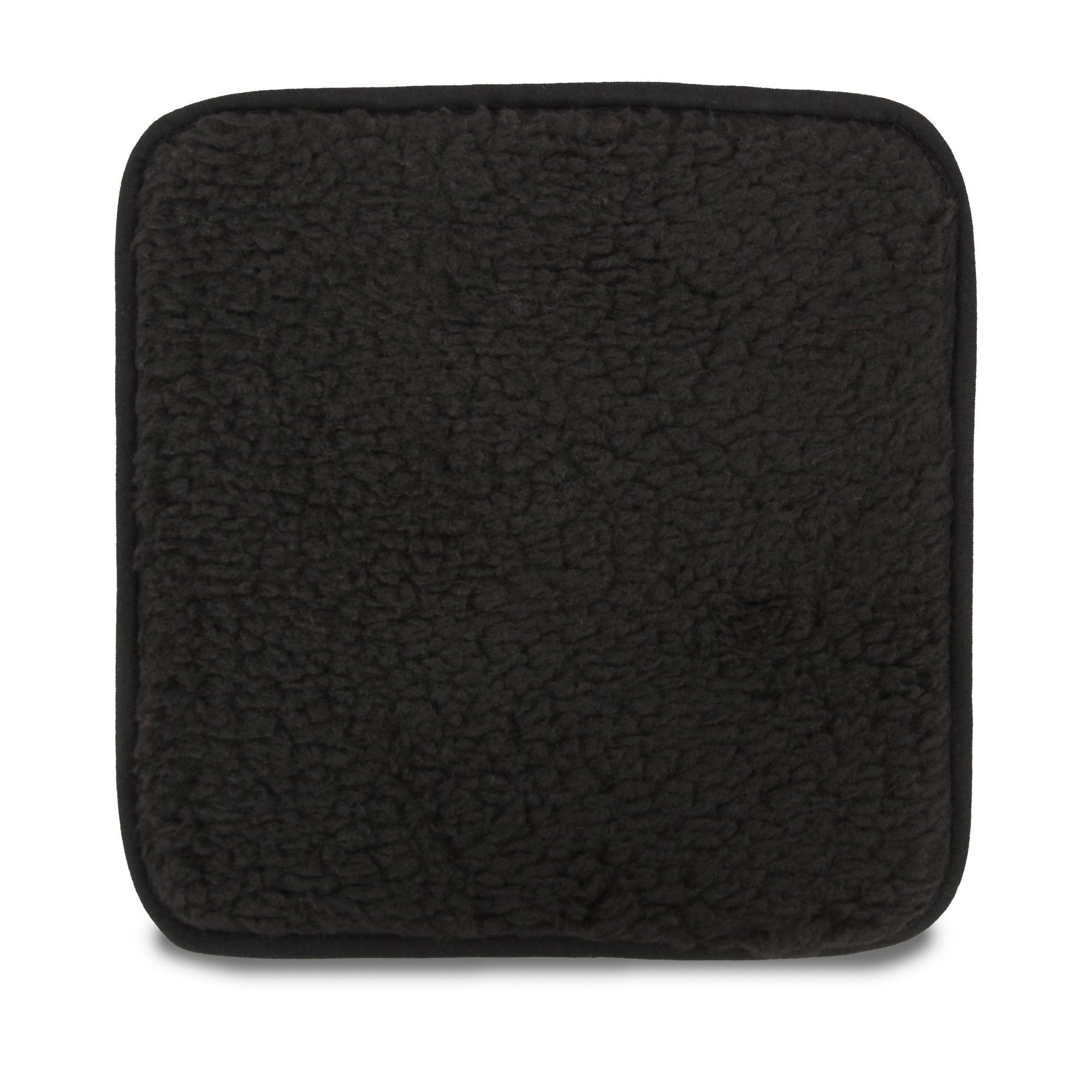 Bestlivings Stuhlkissen Lammflor Optik, 37cm x 37cm x 4cm - Sitzauflage Uni, Stuhlpolster Stuhlauflage