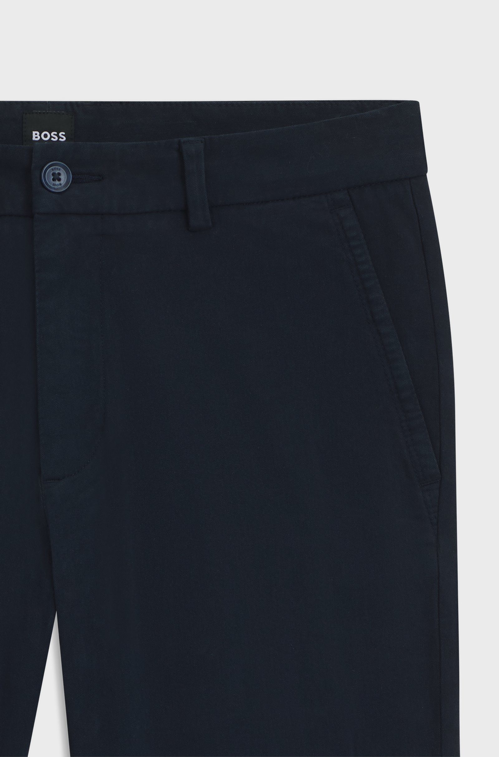 BOSS Stoffhose H-Kaiton1 aus Baumwoll-Twill (1-tlg)