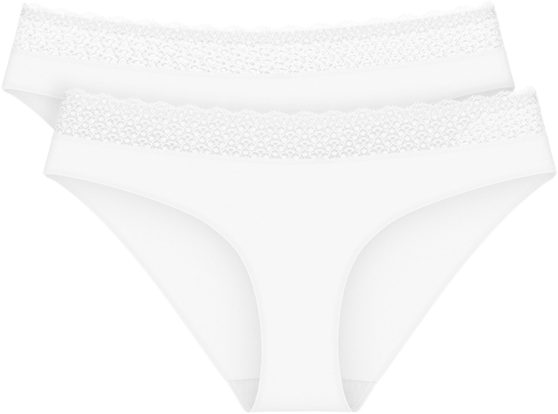 Triumph Tai-Slip Feel of Modal (2er Pack) seidig-weich, Spitzenbund günstig online kaufen