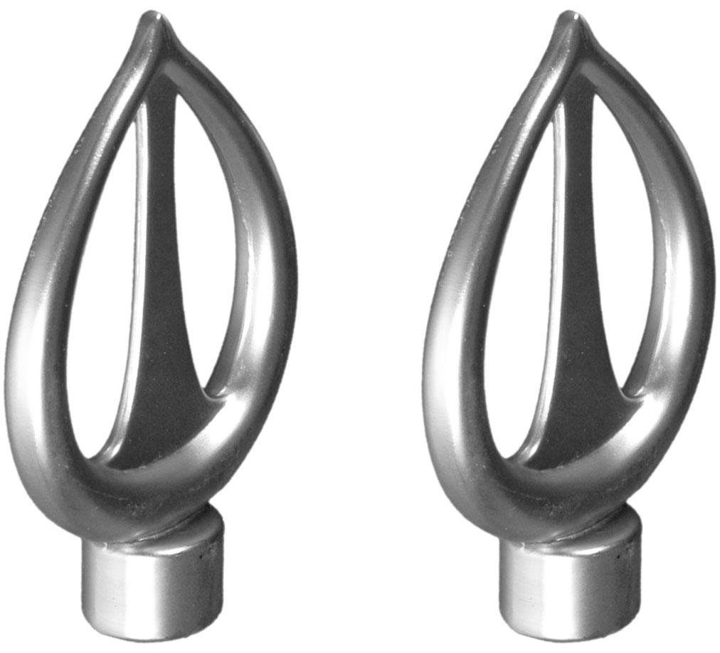 Liedeco Gardinenstangen-Endstück Flamme, Gardinen, (Set, 2-St), günstig online kaufen