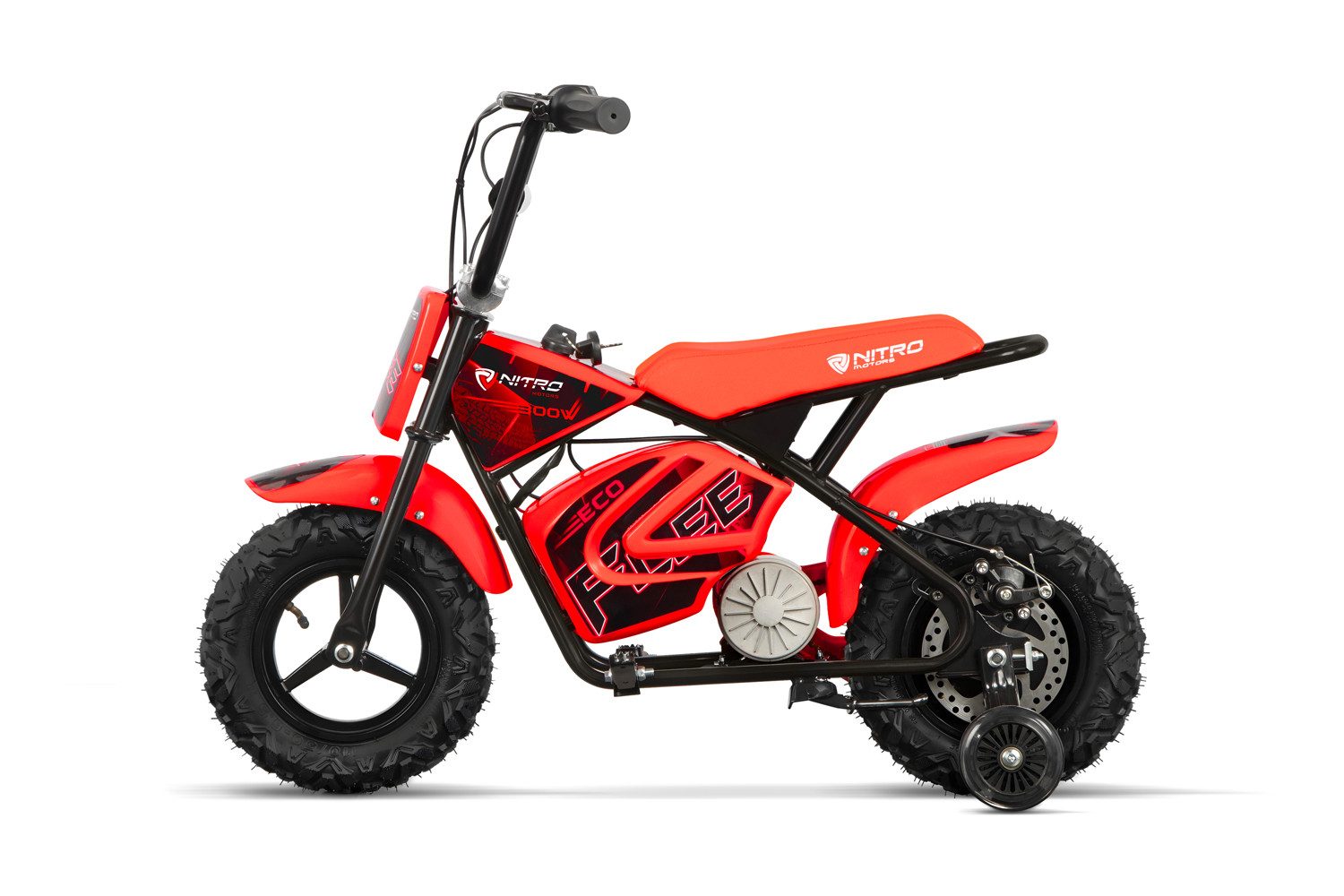 Smarty Elektro-Kindermotorrad Eco Flee 300W 24V 6,5 Zoll 2-Stufen