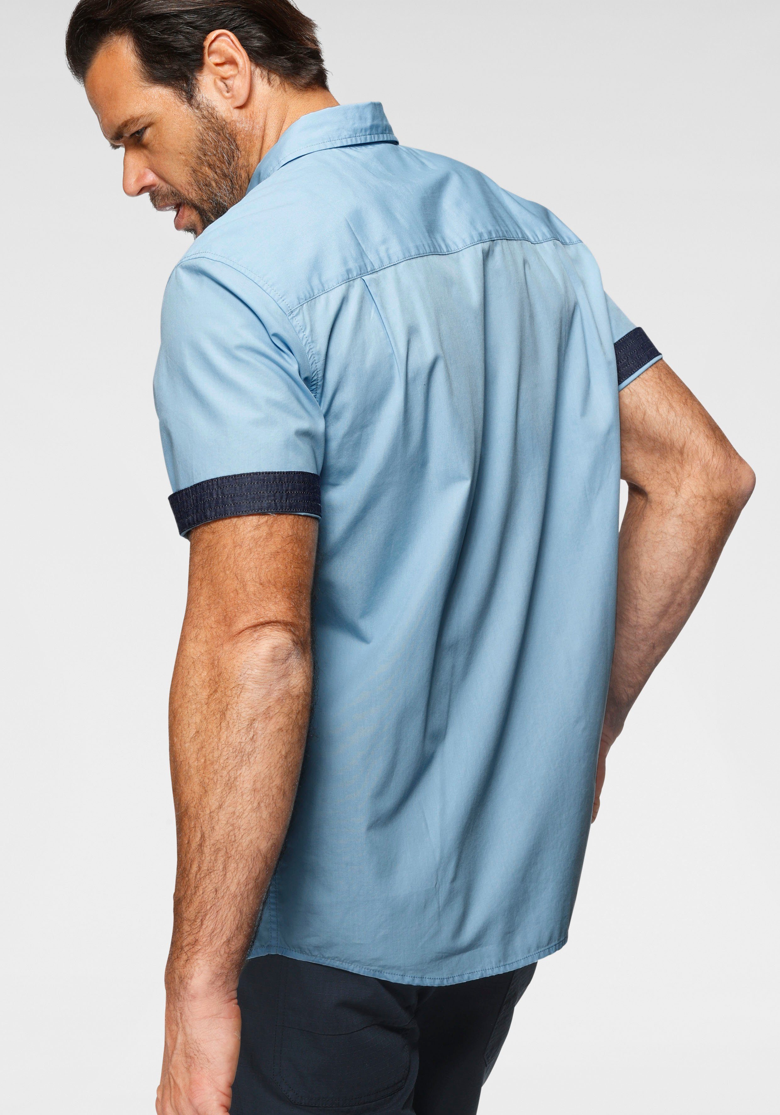 Man's World Kurzarmhemd mit Print