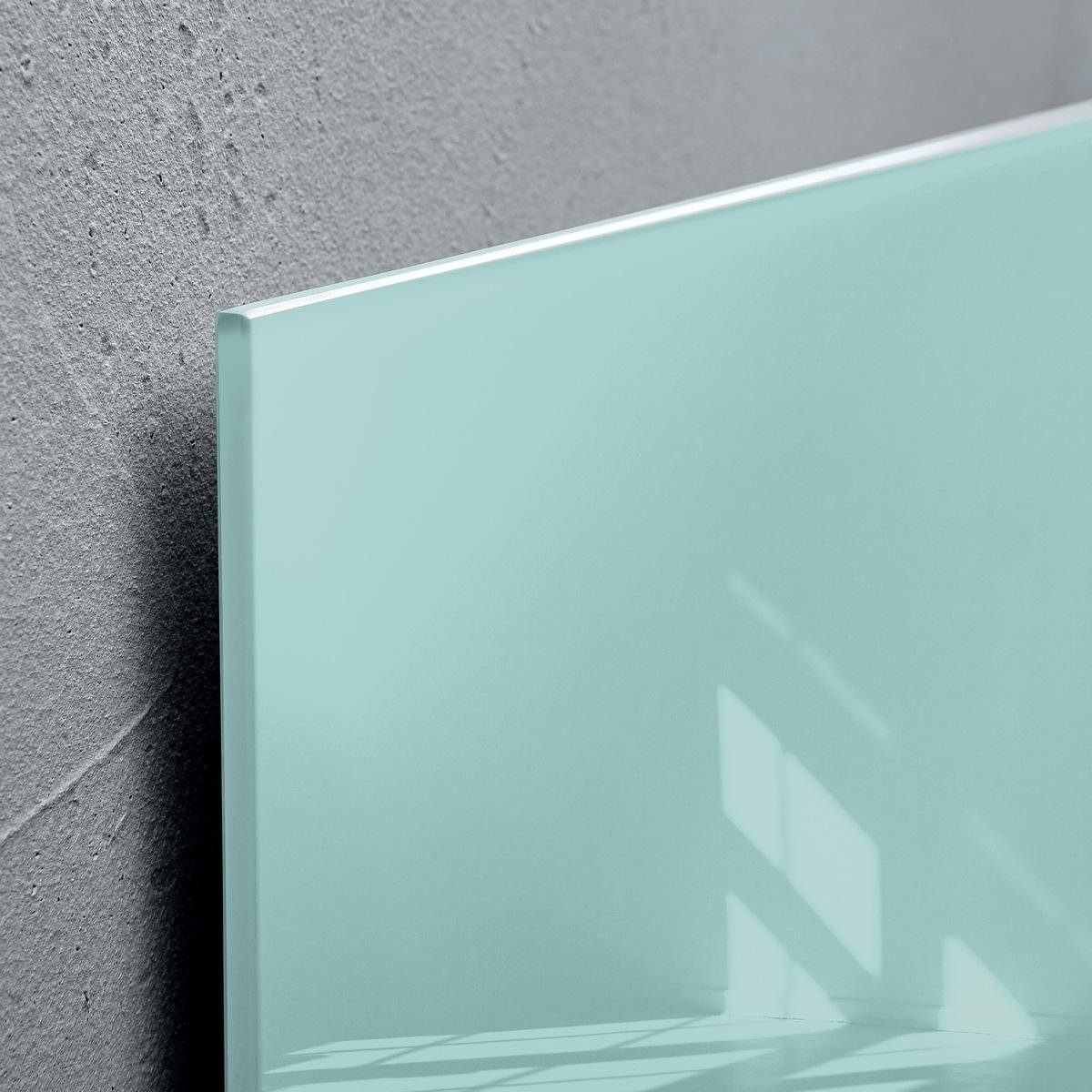 Sigel Magnettafel 1 Glas-Magnettafel ARTVERUM 30x30cm - aquamarin, (1-tlg)