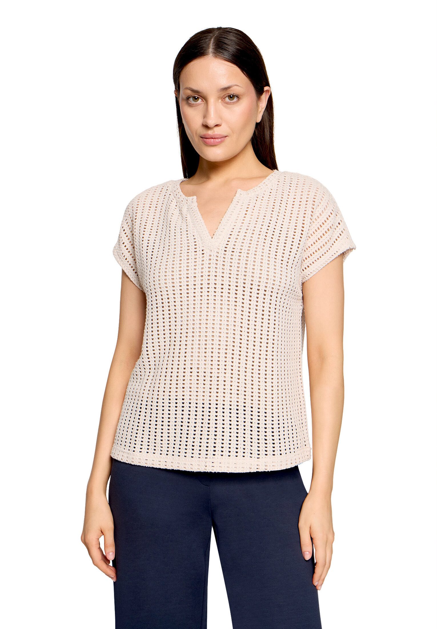 Betty&Co Kurzarmshirt Damen kurzarm (1-tlg)