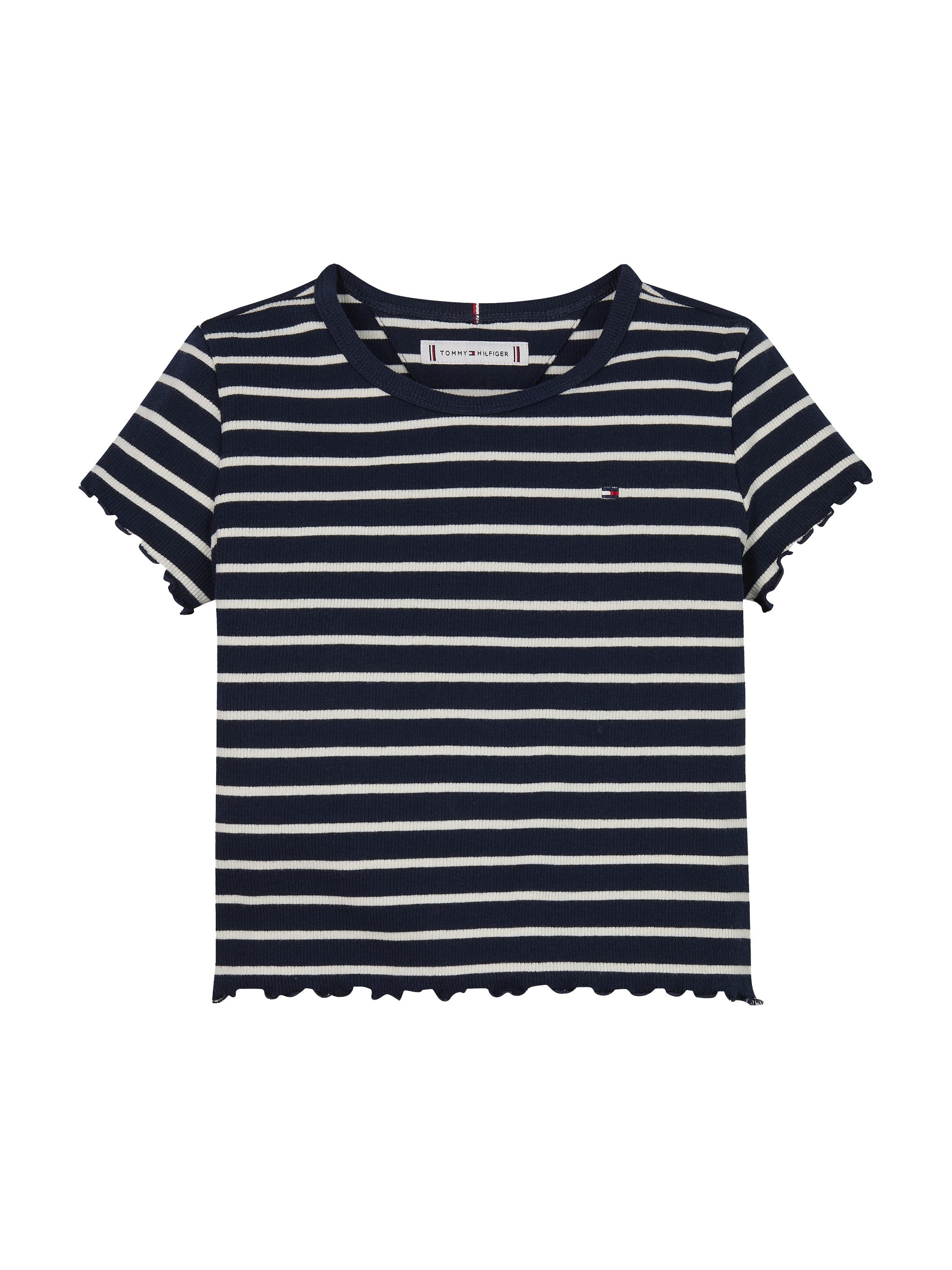 Tommy Hilfiger T-Shirt mit Streifenmuster – Bild 5 von 5