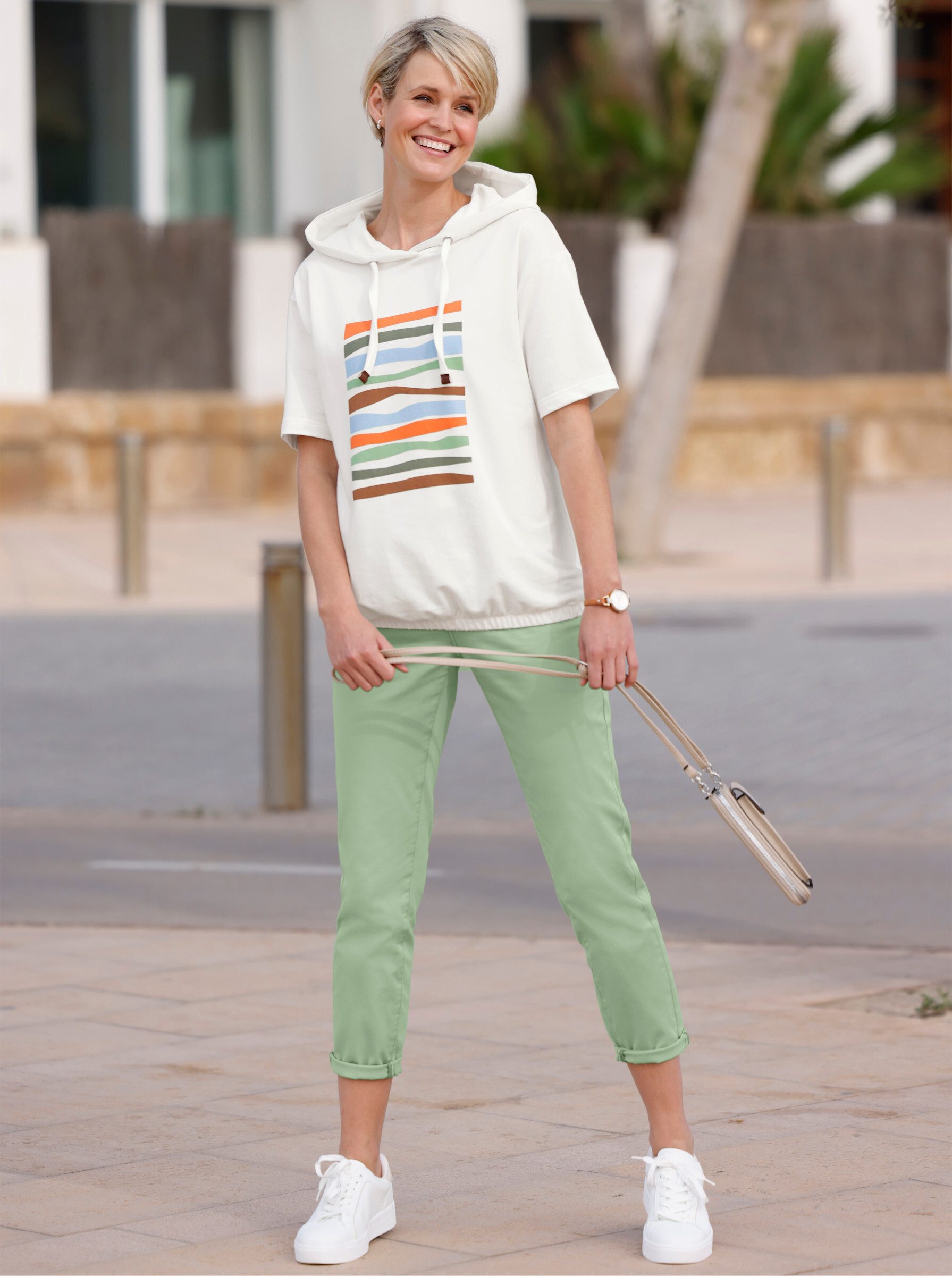 Sieh an! Sweater Sweatshirt Kurzarm