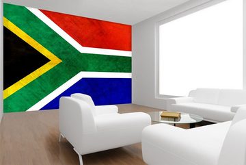 WandbilderXXL Fototapete Südafrika, glatt, Länderflaggen, Vliestapete, hochwertiger Digitaldruck, in verschiedenen Größen
