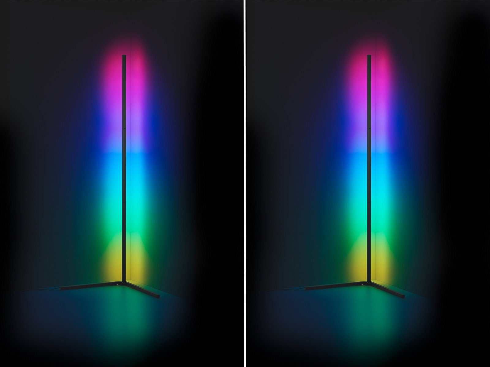 Reality Leuchten LED Stehlampe, Farbwechsel, LED fest integriert, 2er SET E günstig online kaufen