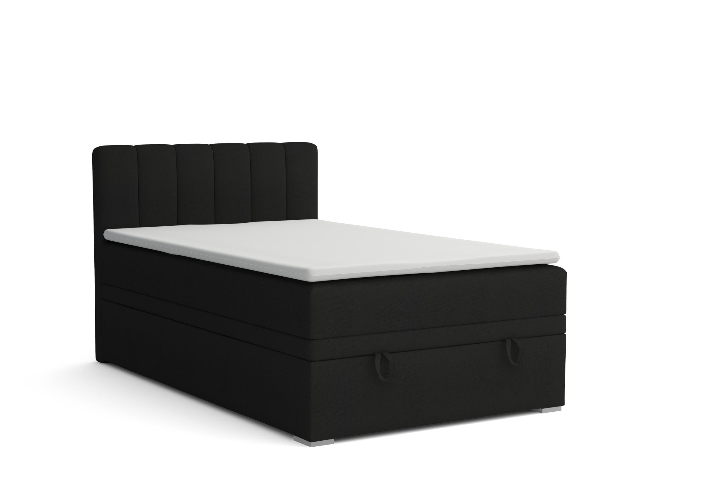 Deine Möbel 24 Boxspringbett DAVID MINI Boxbett Polsterbett Kompletbett Vel günstig online kaufen