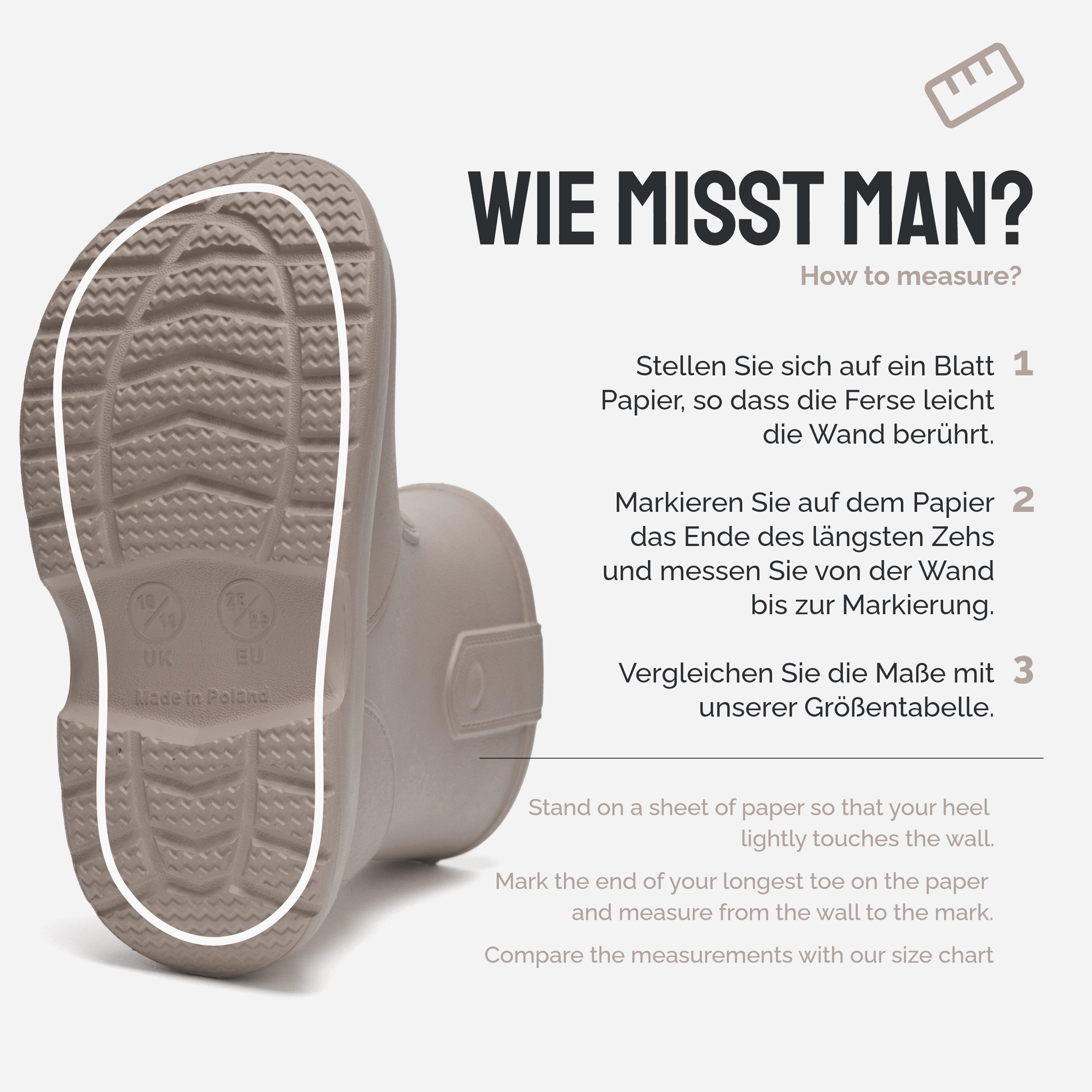 Ladeheid x Camminare Kinder aus leichtem EVA wasserdicht mit Design LA-CA-18 Gummistiefel – Bild 2 von 5
