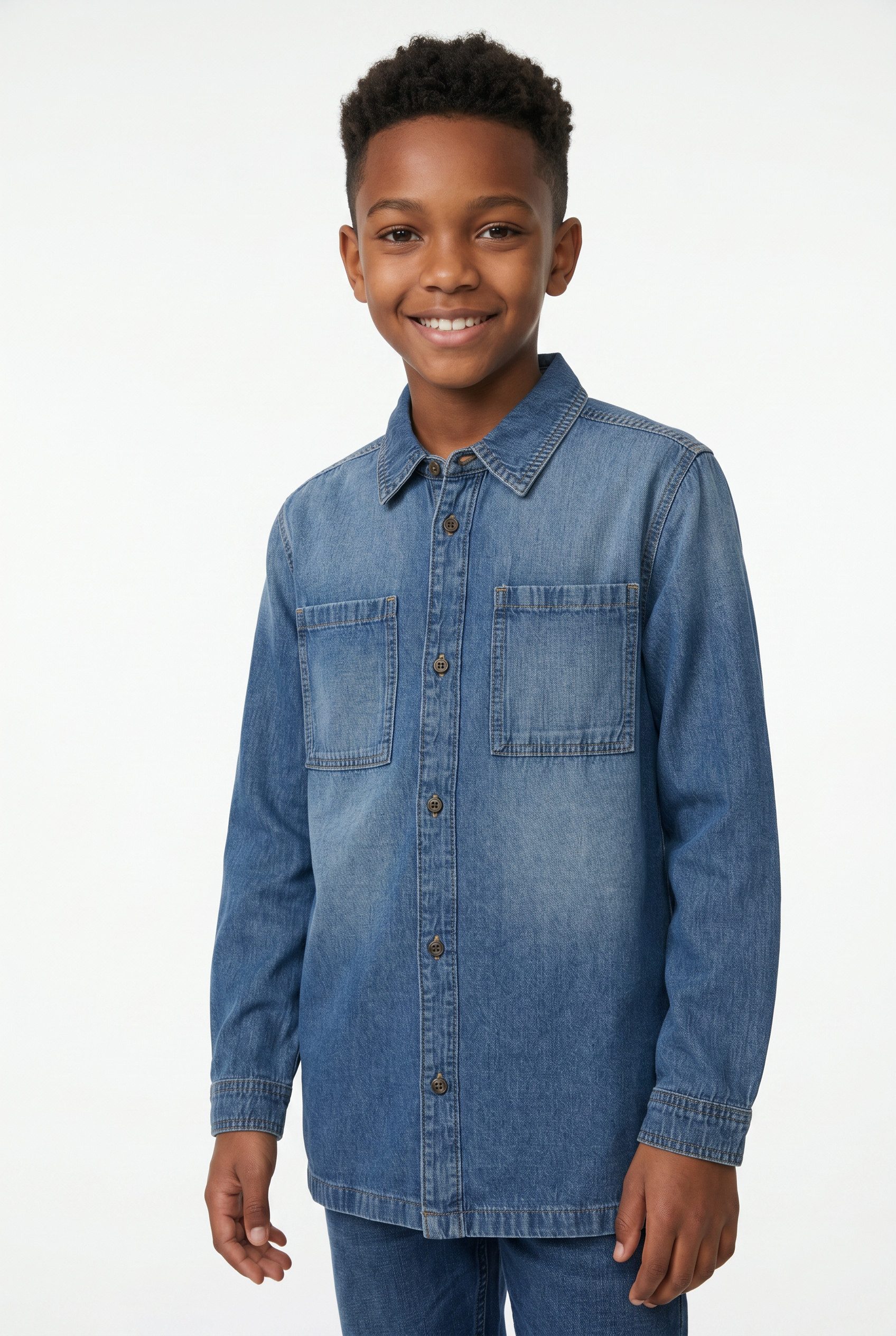 s.Oliver Junior Jeanshemd mit Brust Taschen