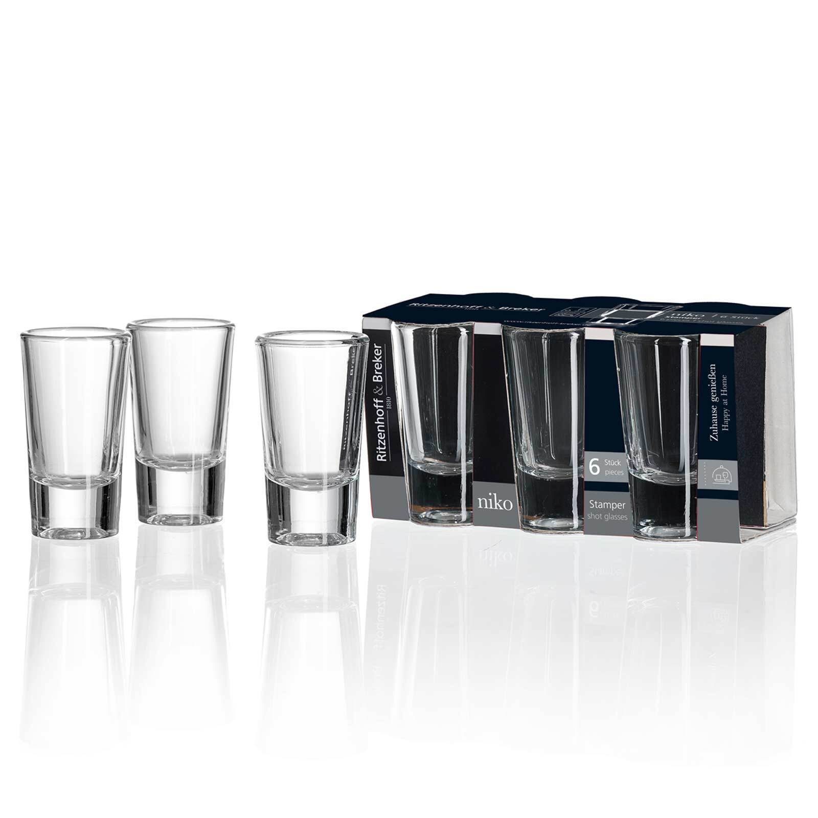 Ritzenhoff & Breker Schnapsglas Niko Бокалы для шнапса 30 ml 6er Set, Glas