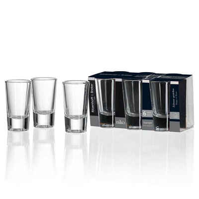 Ritzenhoff & Breker Schnapsglas Niko Schnapsgläser 30 ml 6er Set, Glas