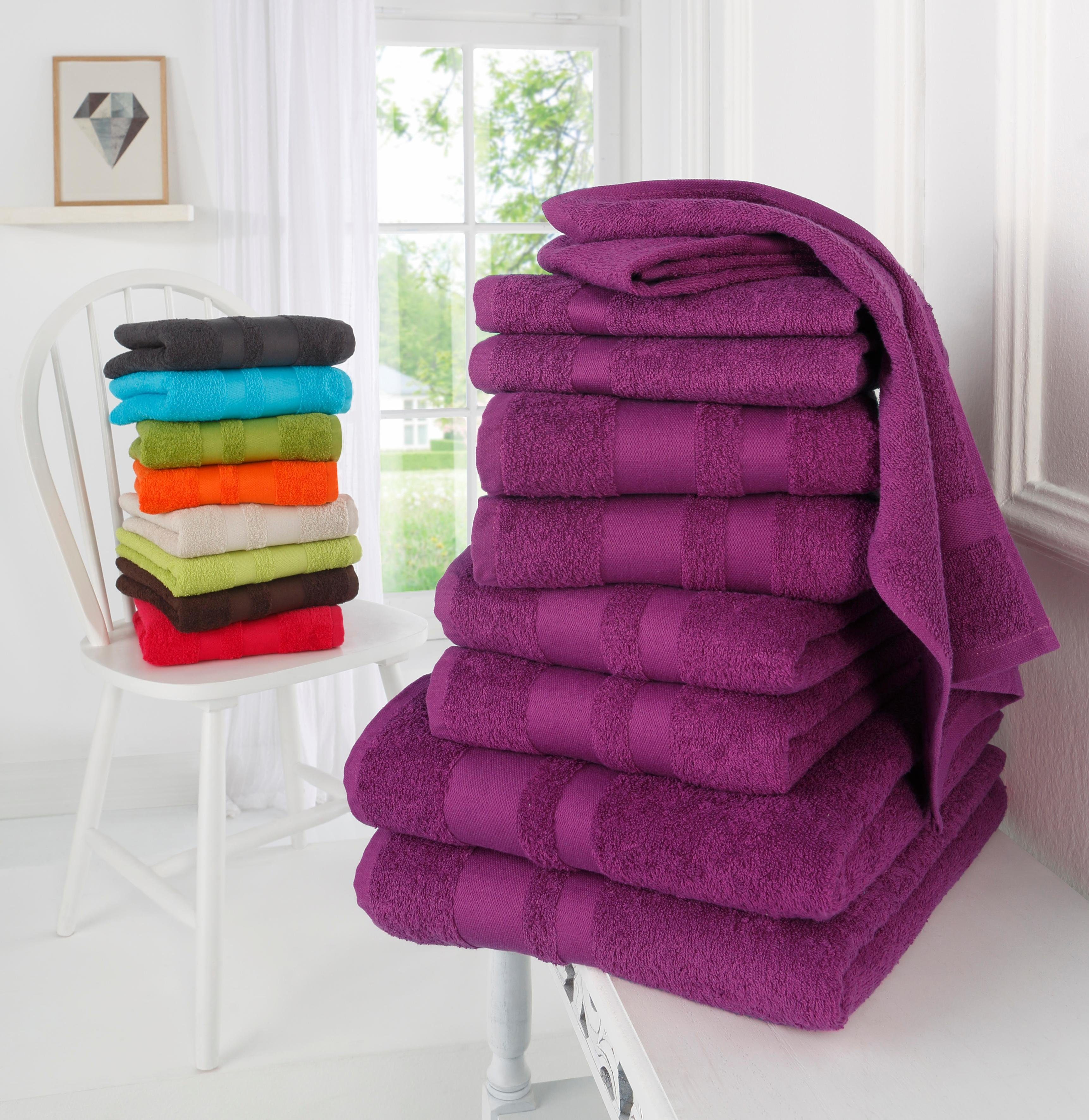 my home Handtuch Set Vanessa, 10-tlg günstig online kaufen