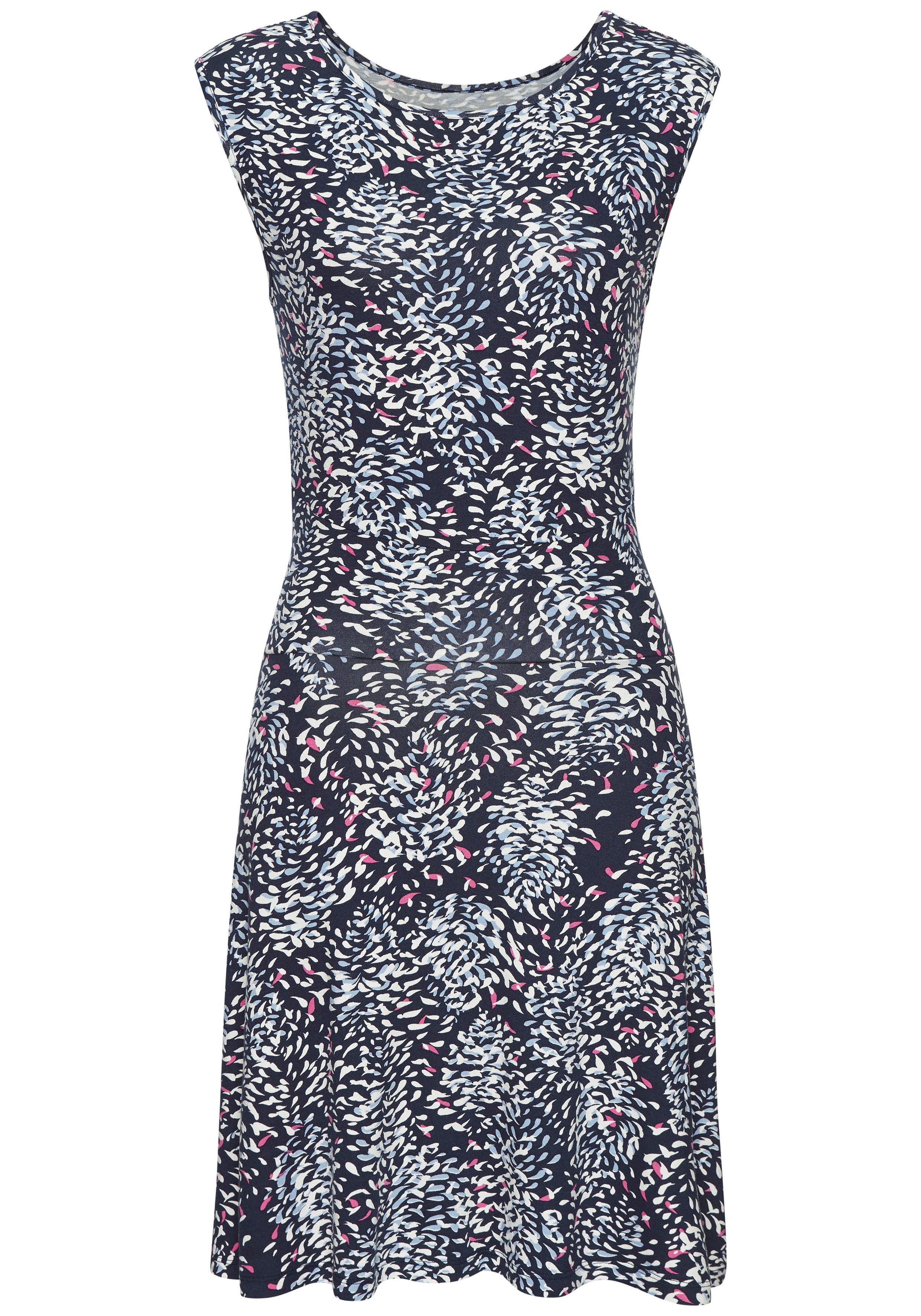 Vivance Sommerkleid mit Bündchen in der Taille, Strandkleid, Alloverprint günstig online kaufen