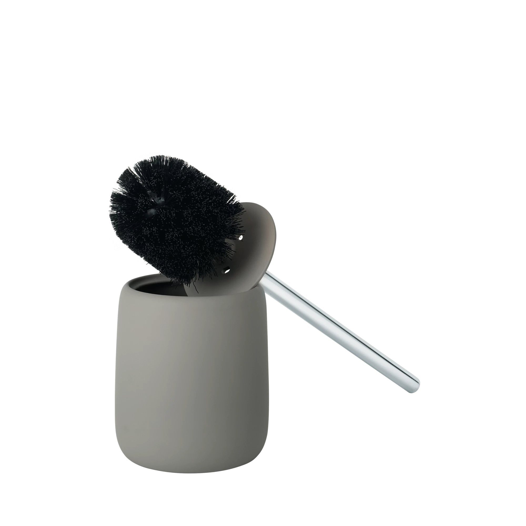 blomus WC-Reinigungsbürste -SONO- Toilettenbürste & Halter, Badaccessoire, WC, Keramik, Soft-Touch, Silikondeckel