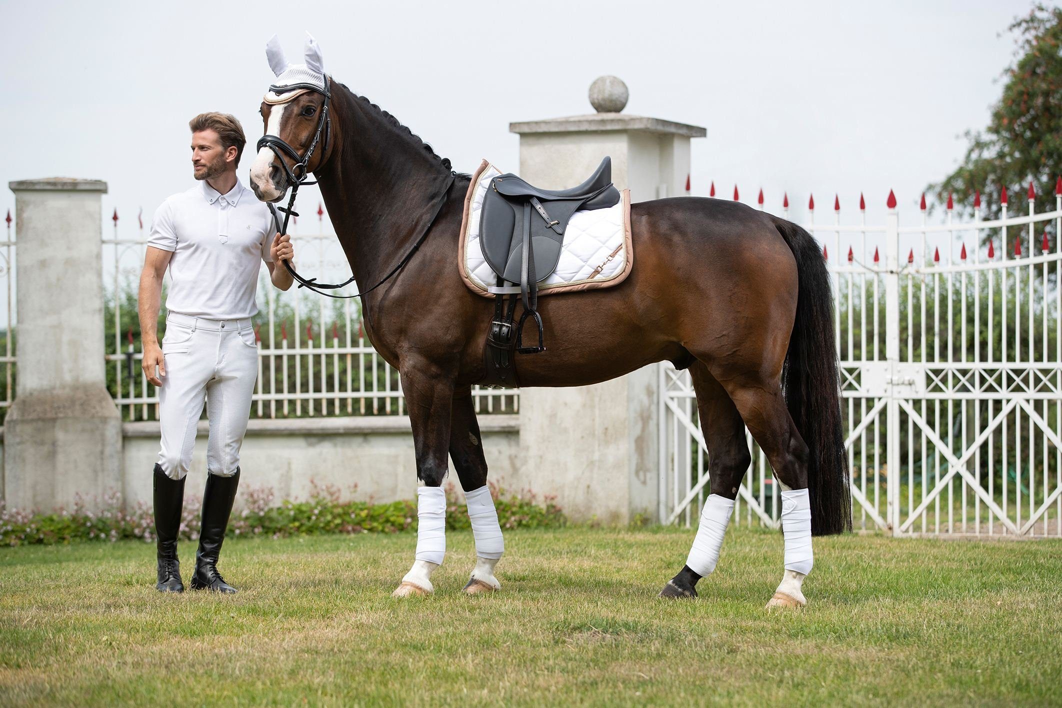 HKM -Golden neongrün 100% Halfter Fliegenhaube Polyester Gate-, (5610)