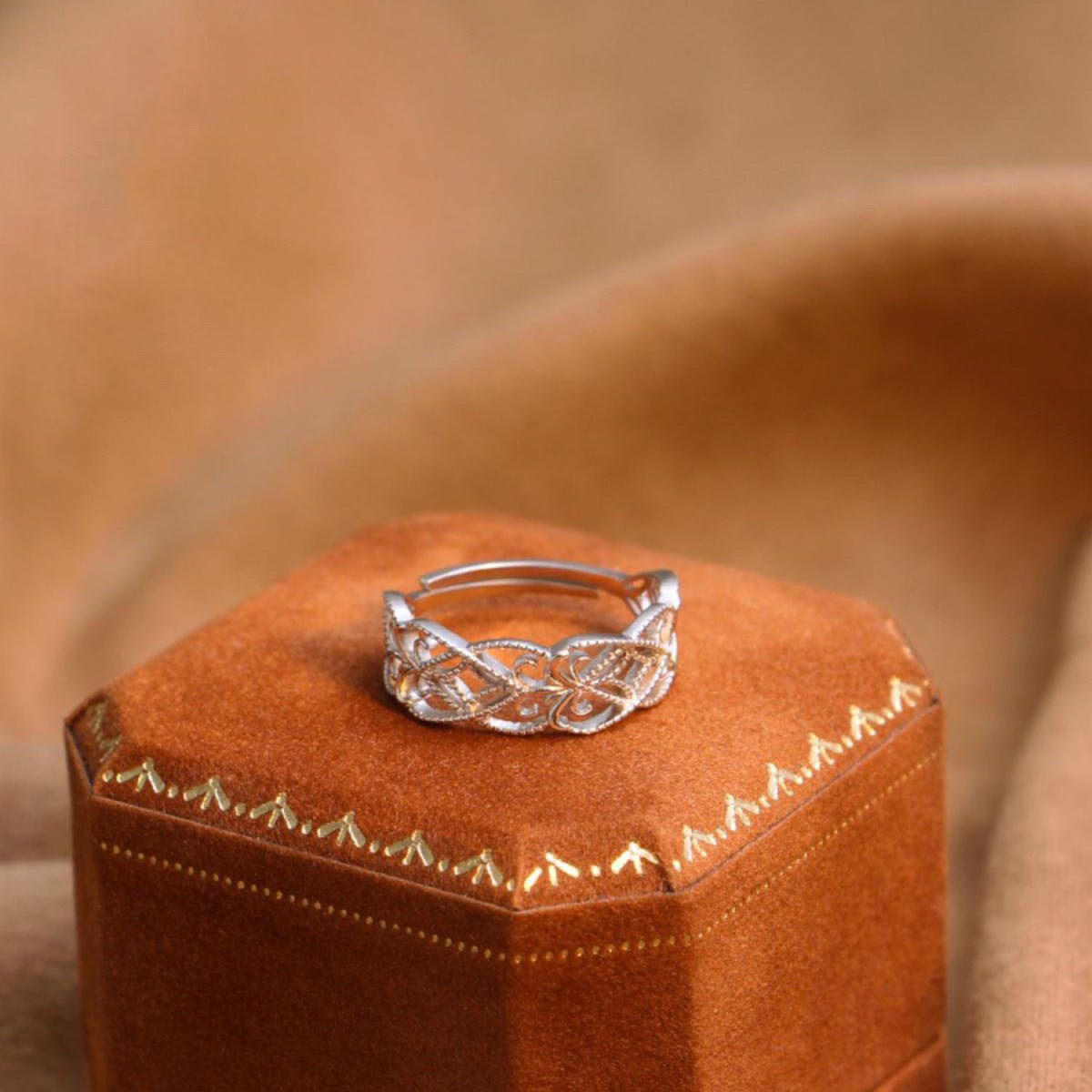 The Beauty House Fingerring Damen Ring Vintage Ring – Bild 3 von 3