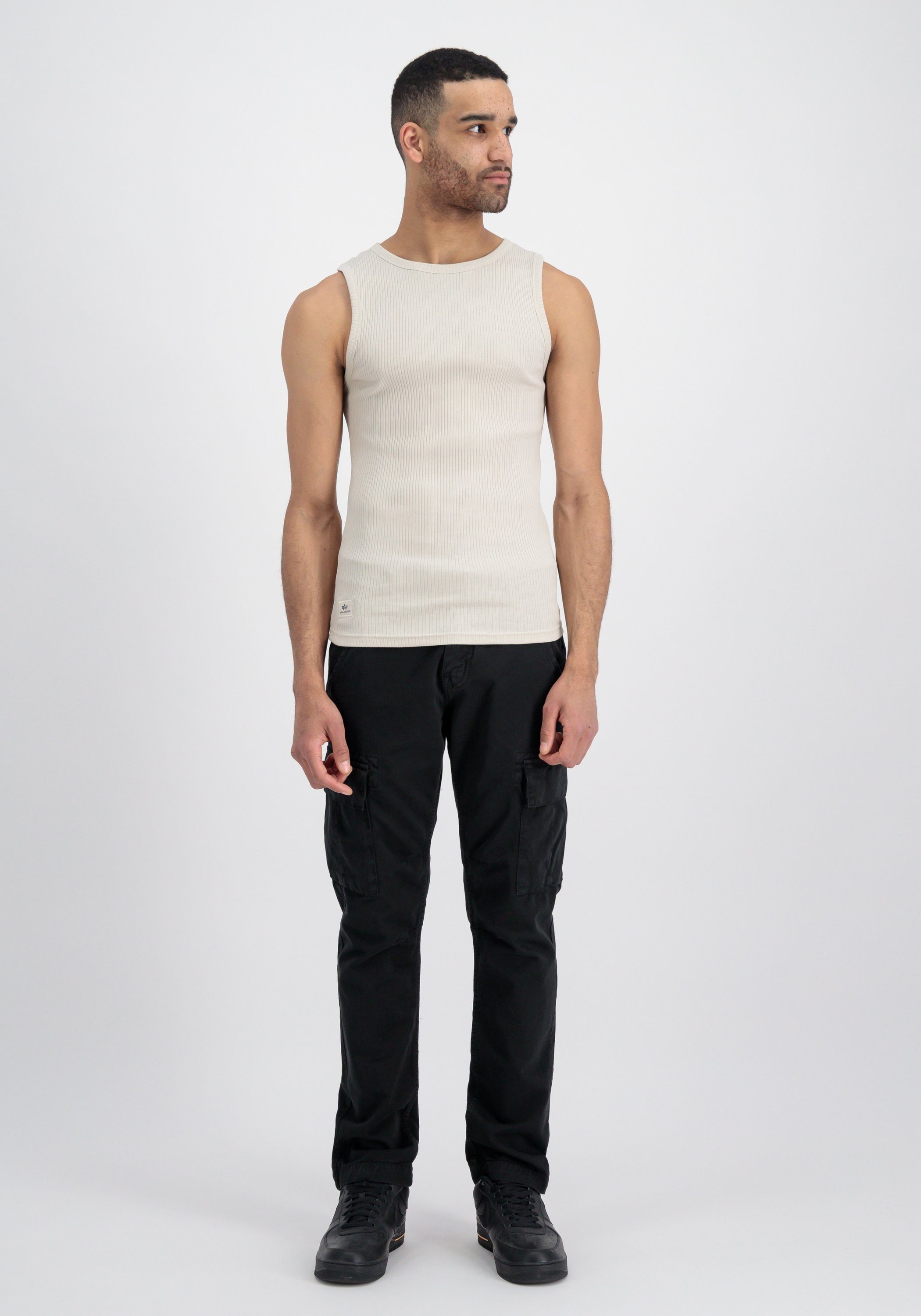 Alpha Industries Muskelshirt Alpha Industries Men - Tank Tops X-Fit Rib Tank vintage white