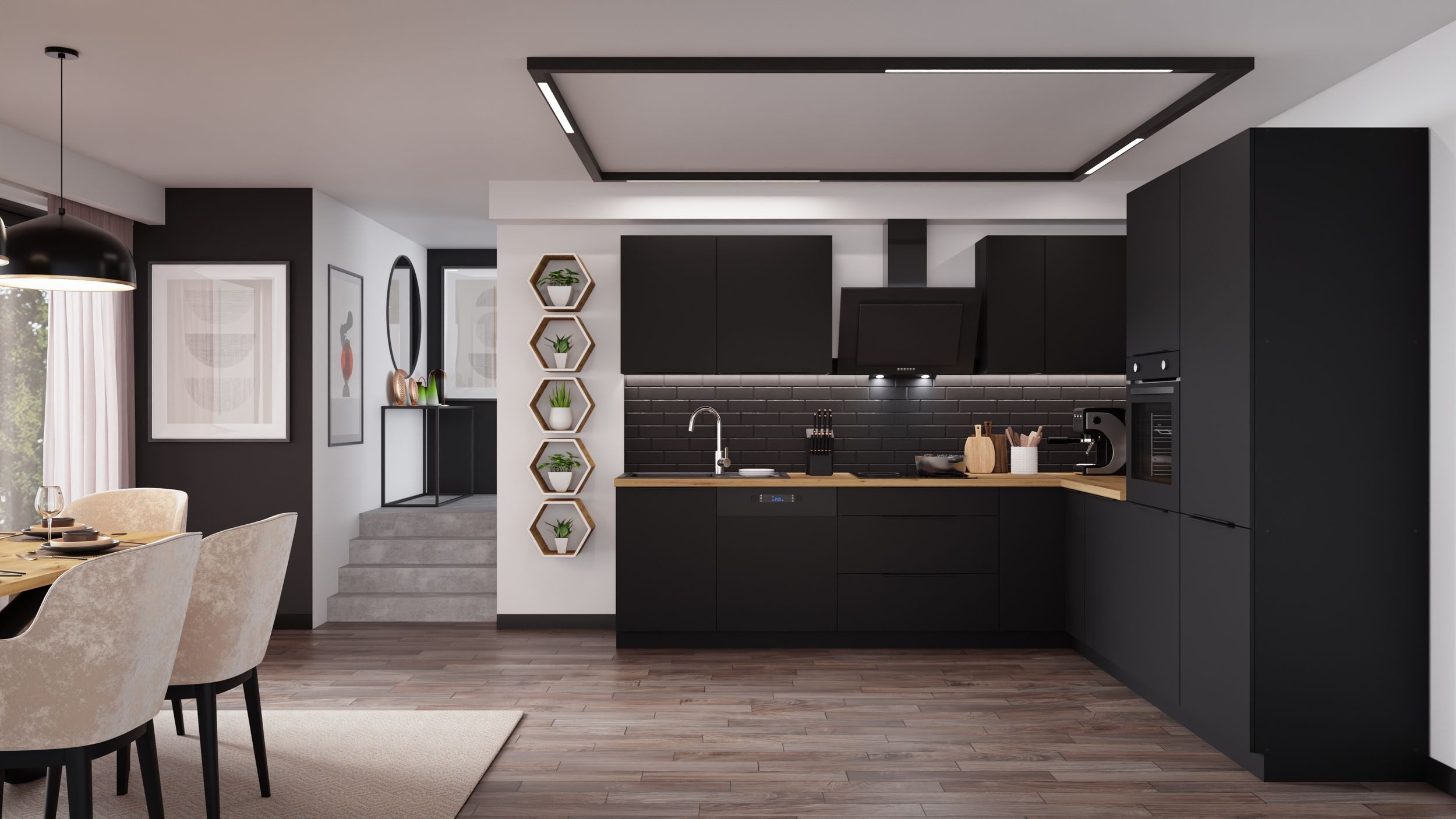 Küchen-Preisbombe Winkelküche SIENA 280x270 cm Küchenzeile Küchenblock Küch günstig online kaufen