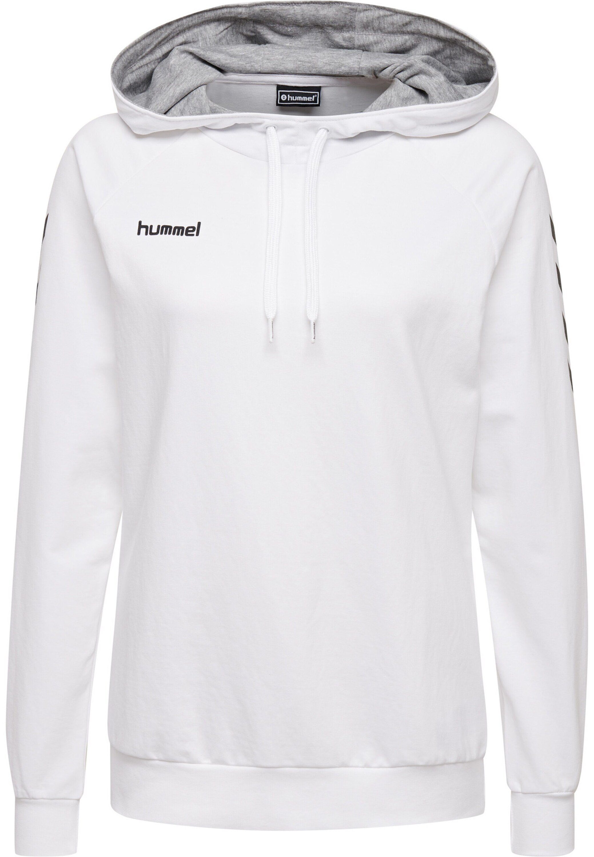 hummel Sweatshirt (1-tlg) Plain/ohne Details Weiß