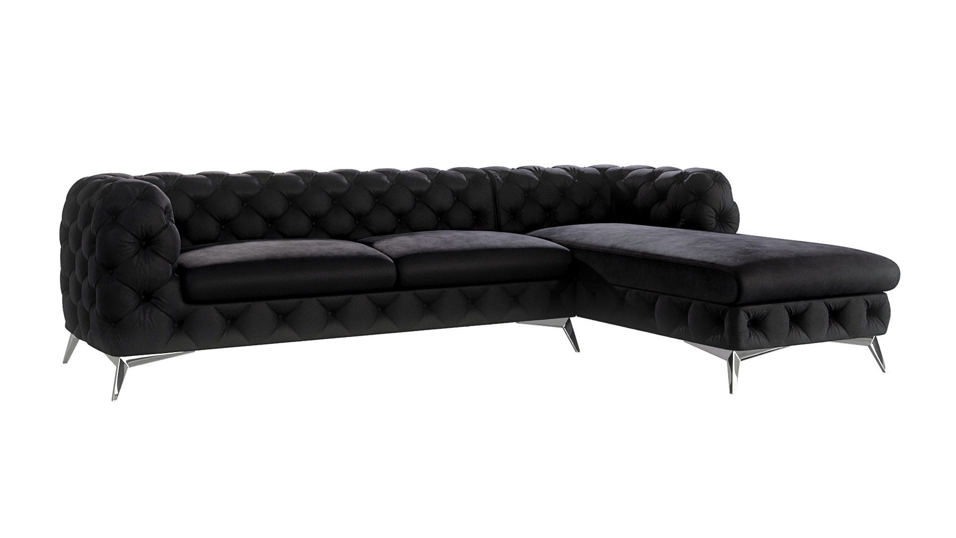S-Style Möbel Ecksofa Kalina, Chesterfield mit günstig online kaufen