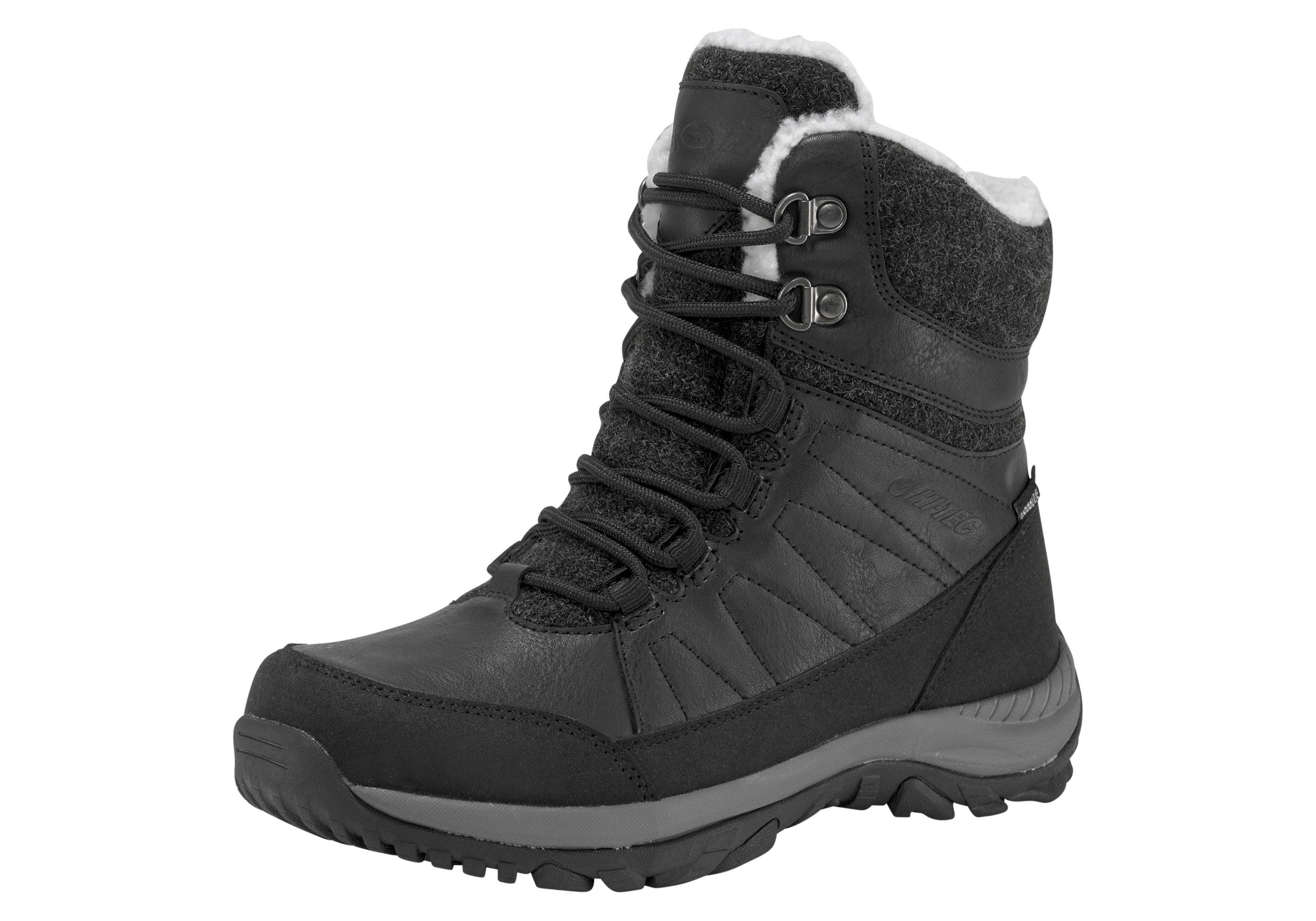 Hi-Tec RIVA MID Black Outdoorwinterstiefel wasserabweisend und WATERPROOF wärmend