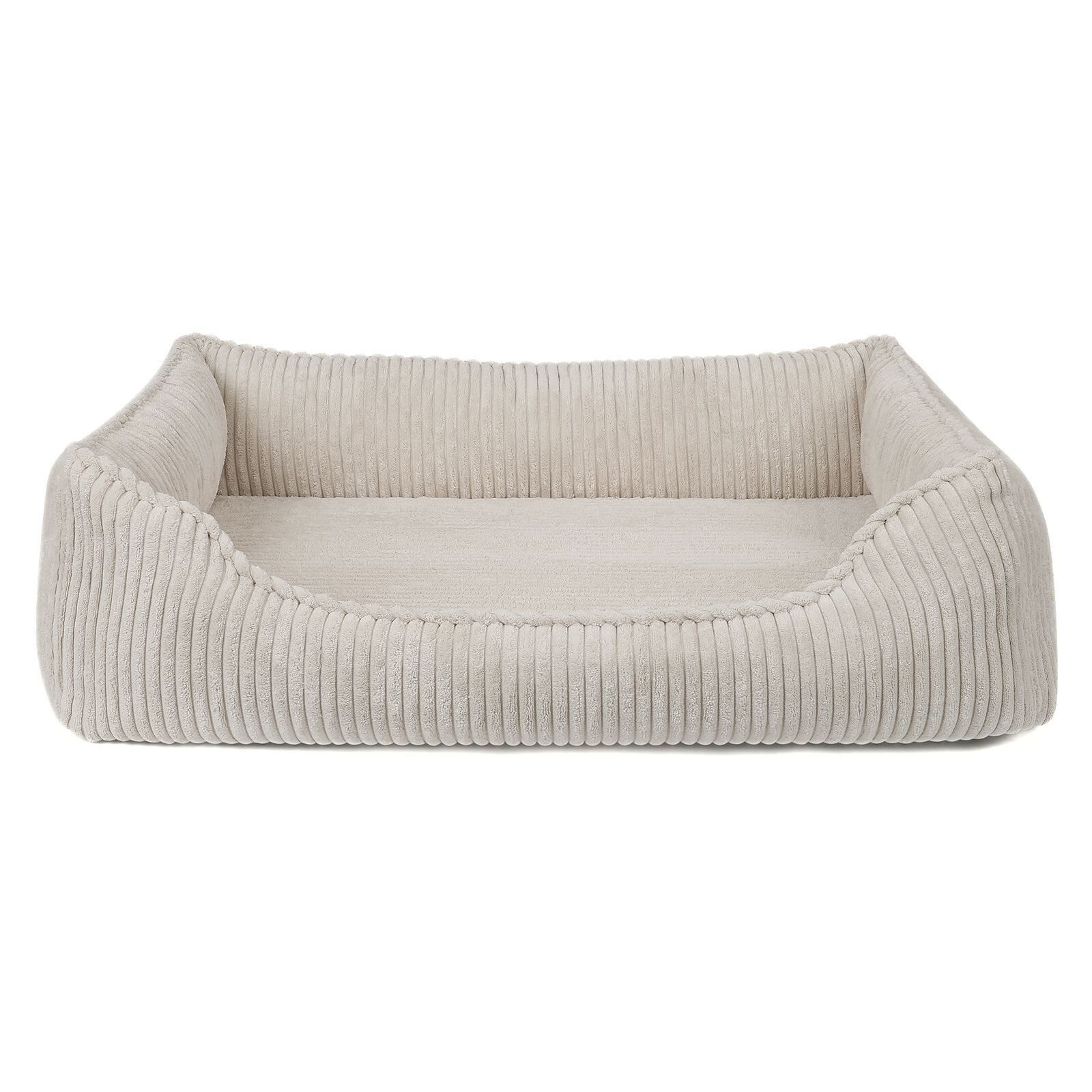 PAW WOW Hundekorb Hundebett ANTON Cord Beige, 100% Polyester