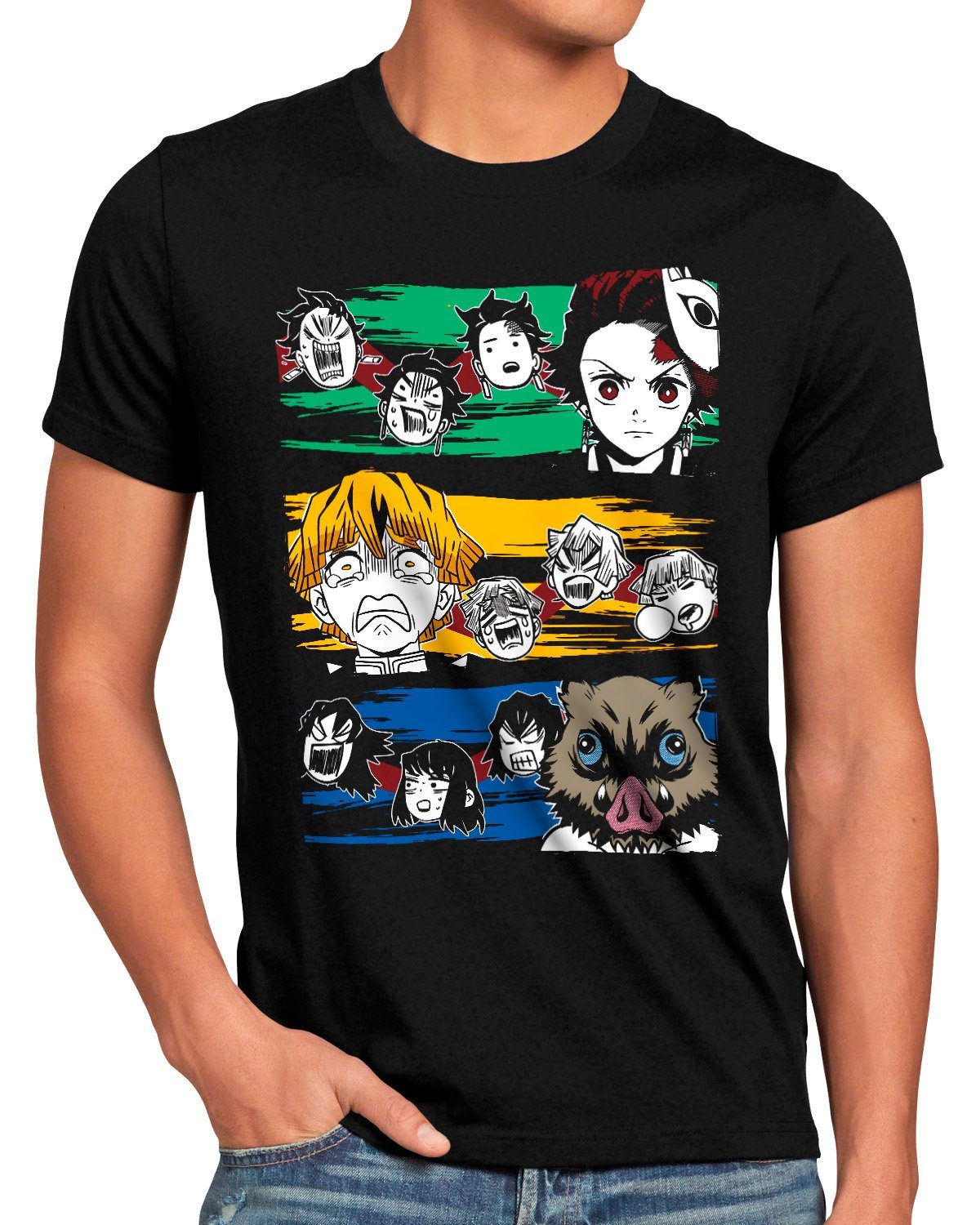 style3 T-Shirt Demon Trio anime japan günstig online kaufen