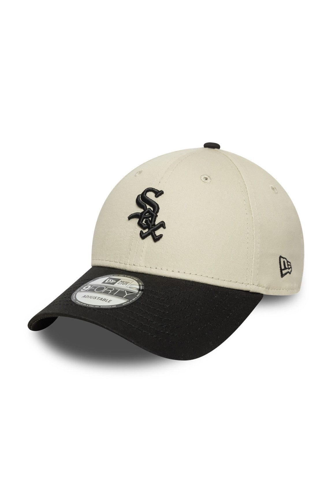 New Era Baseball Cap New Era Colour Block 9Forty Adjustable Cap CHICAGO WHITE SOX Beige