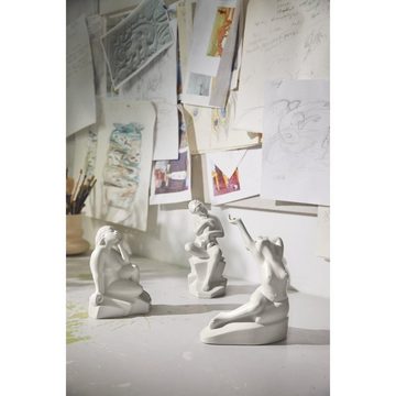 Kähler Skulptur Porzellanfirgur Moments of Being Heavenly Grounded Weiß (22,5cm)