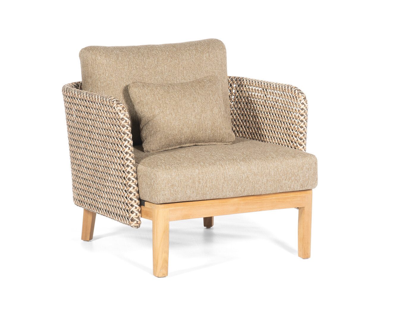SonnenPartner Loungesessel Lounge-Sessel CHEYENNE Seagrass java-brown rustic-honey