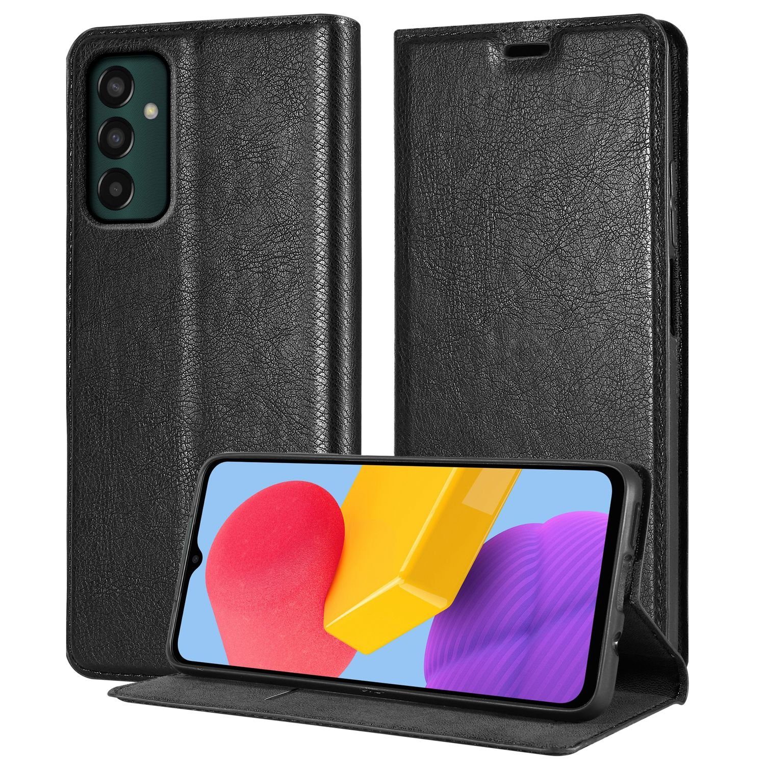 Cadorabo Handyhülle für Samsung Galaxy M13 4G Hülle Samsung Galaxy M13 4G, Hülle Schutzhülle mit Standfunktion, Magnetverschluss und Kartenfach