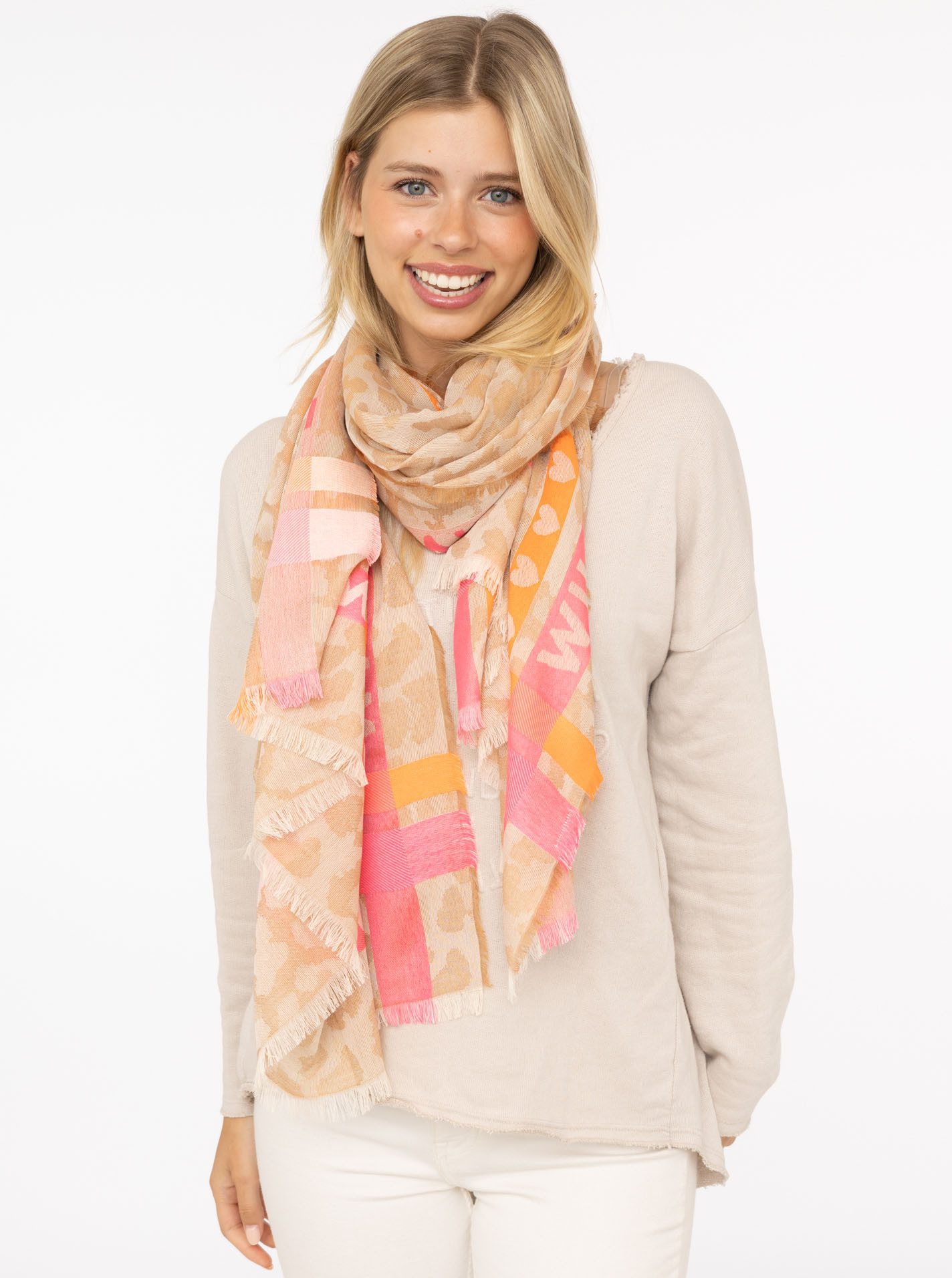 Zwillingsherz Schal "Wild Love", trendiger Schal günstig online kaufen