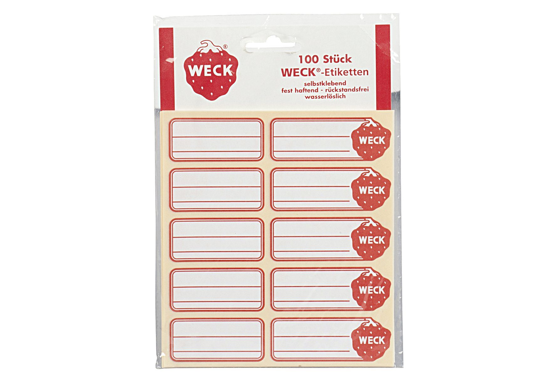 WECK Etiketten