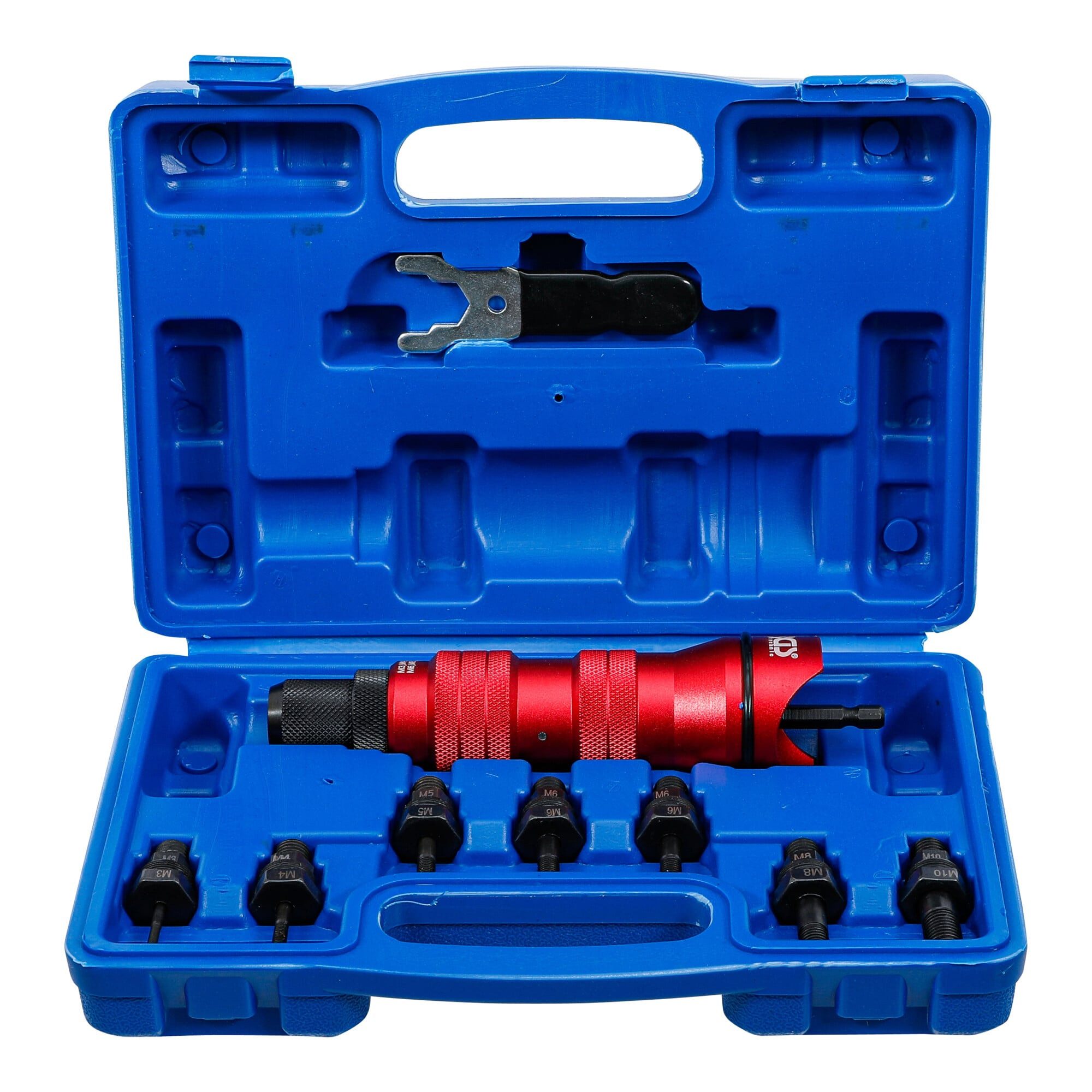BGS technic Blindniete BGS Nietmutternaufsatz 6834, Metallausführung, M3 / M4 / M5 / M6 / M8