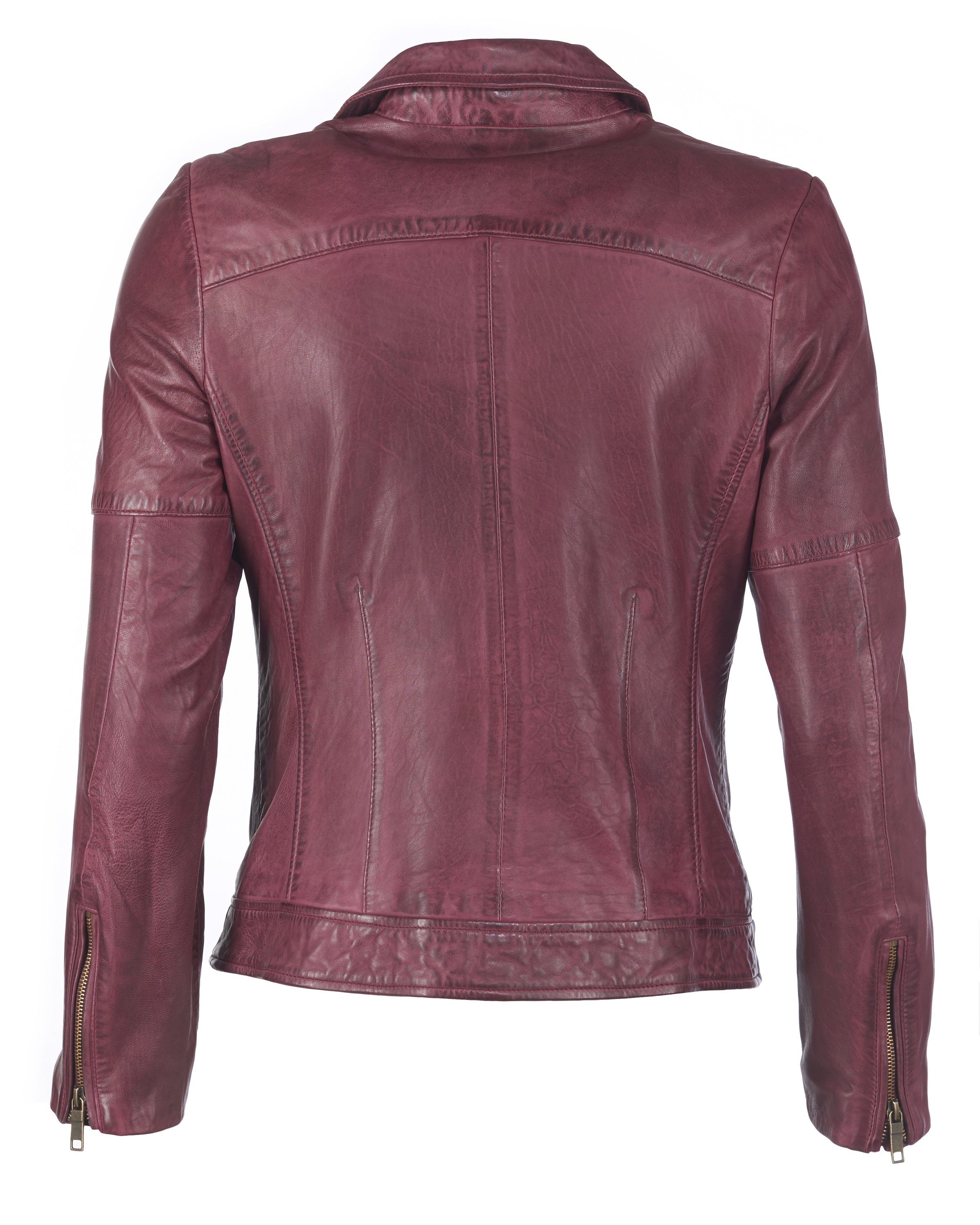 Bikerjacke 447 JCC oxblood