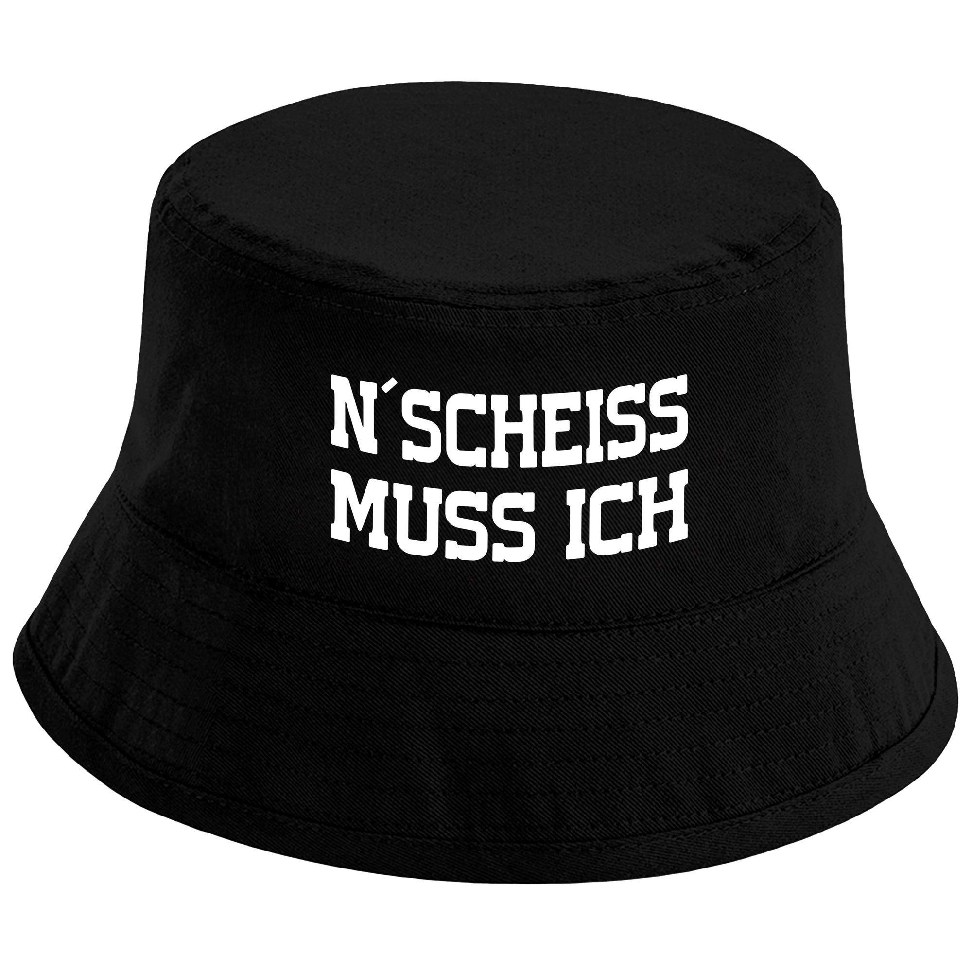 Sonnenhut Bucket Hat N´Scheiss muss ich