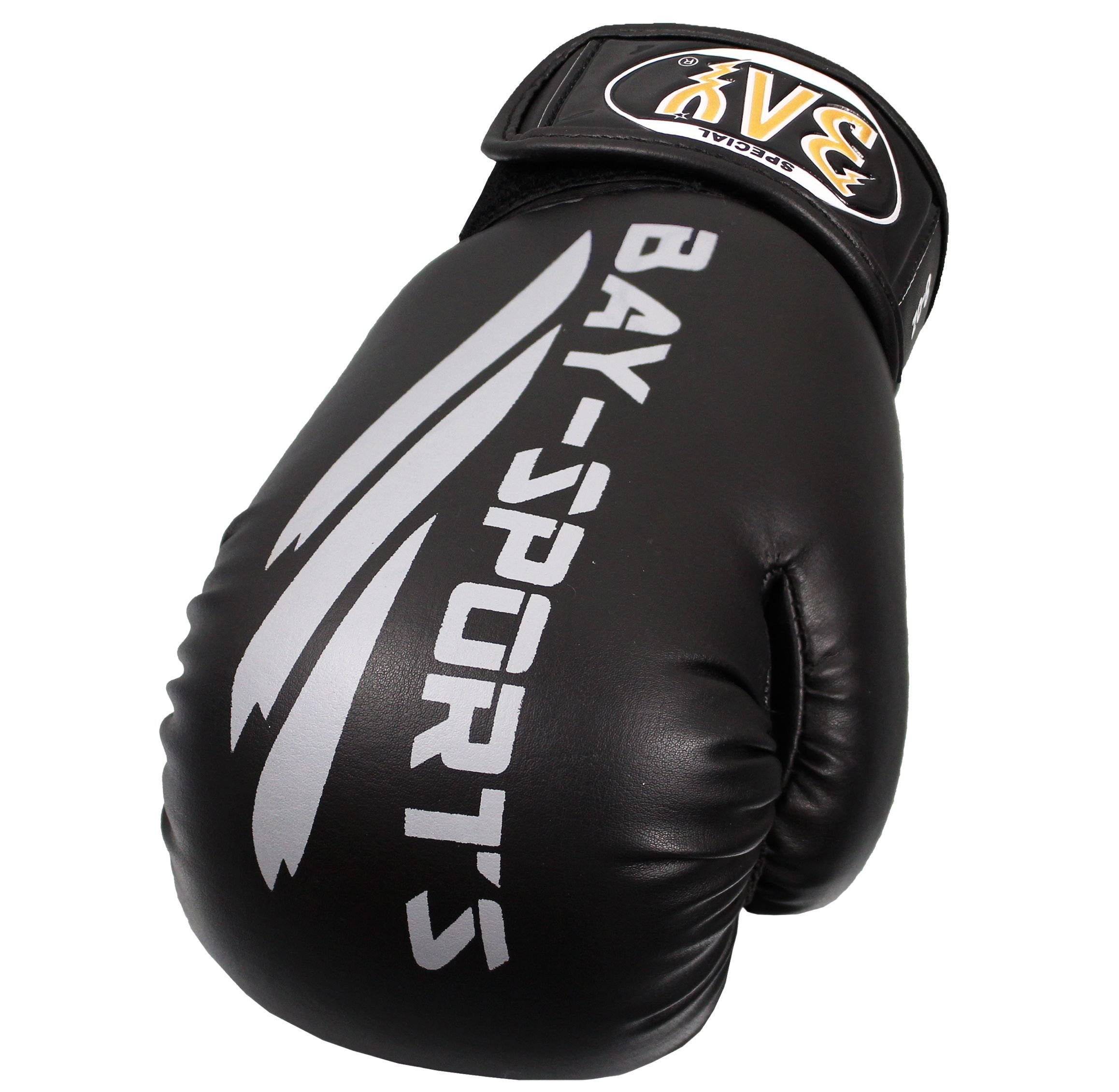 Boxhandschuhe schwarz Boxen BAY-Sports BlackOrBlack Kickboxe Box-Handschuhe
