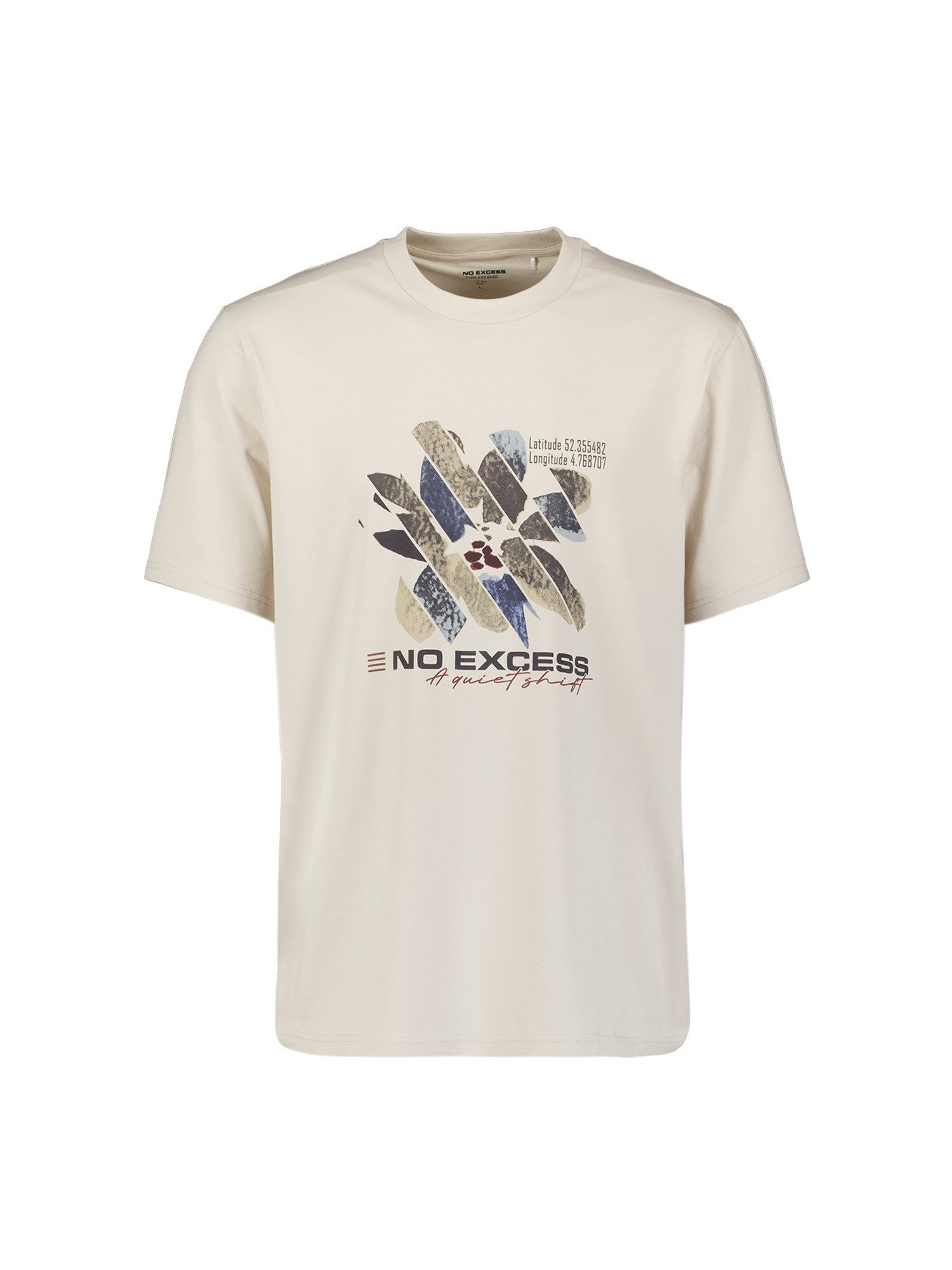 NO EXCESS T-Shirt T-Shirt Crewneck Graphic - Jerseyshirt mit Frontprint