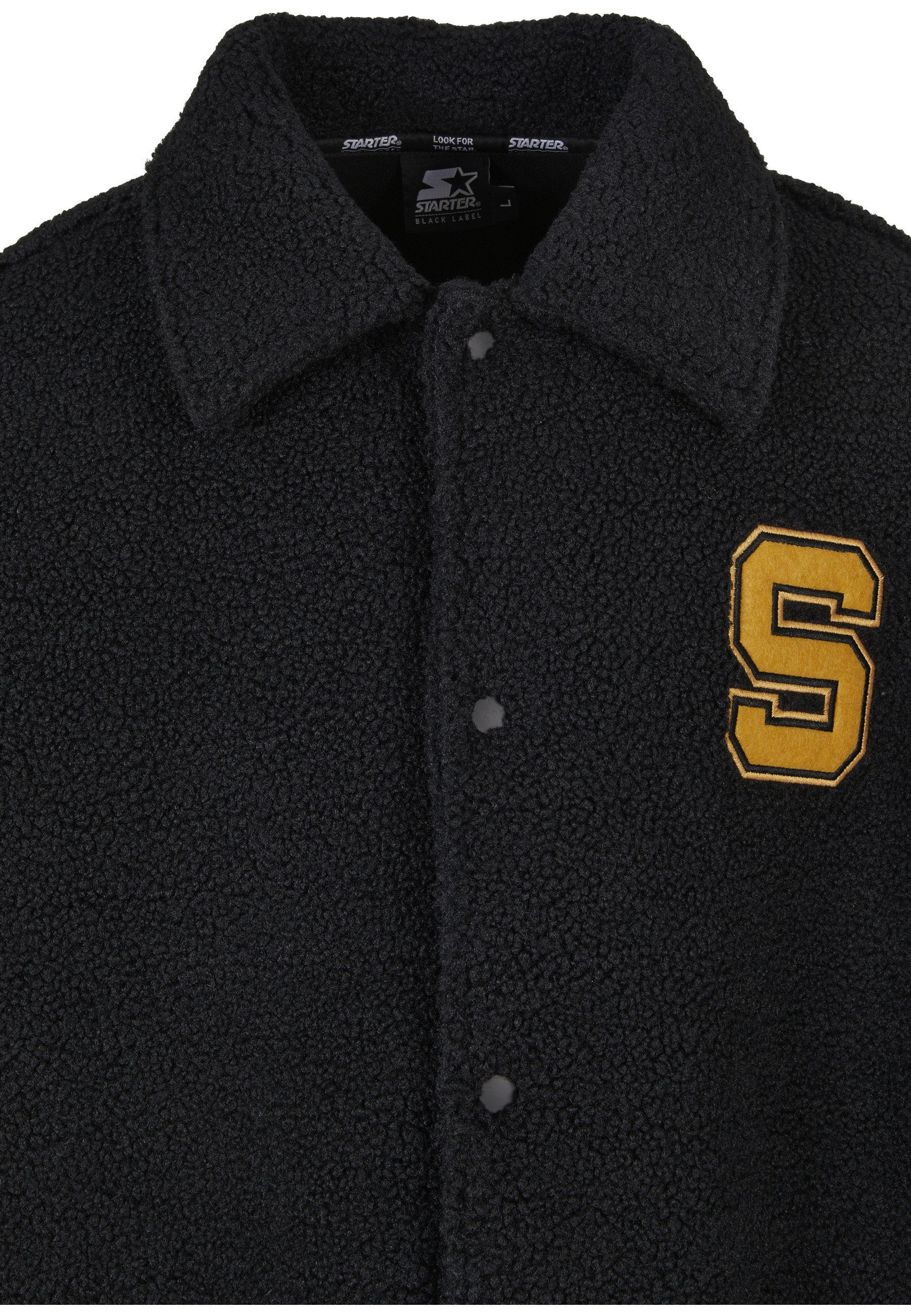 Starter Black Label Winterjacke Starter Black Label Herren Starter Sherpa Shirt Jacket (1-St)