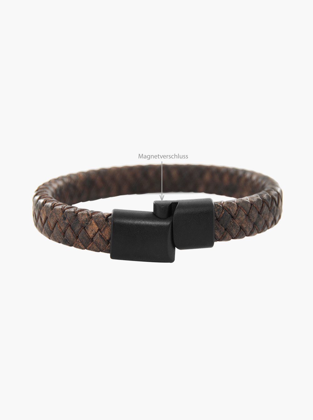 axy Lederarmband Herrenarmband Leder Armband mit Magnetverschluss (klassisch, elegant, casual, 1-tlg), handgefertigte Lederarmband