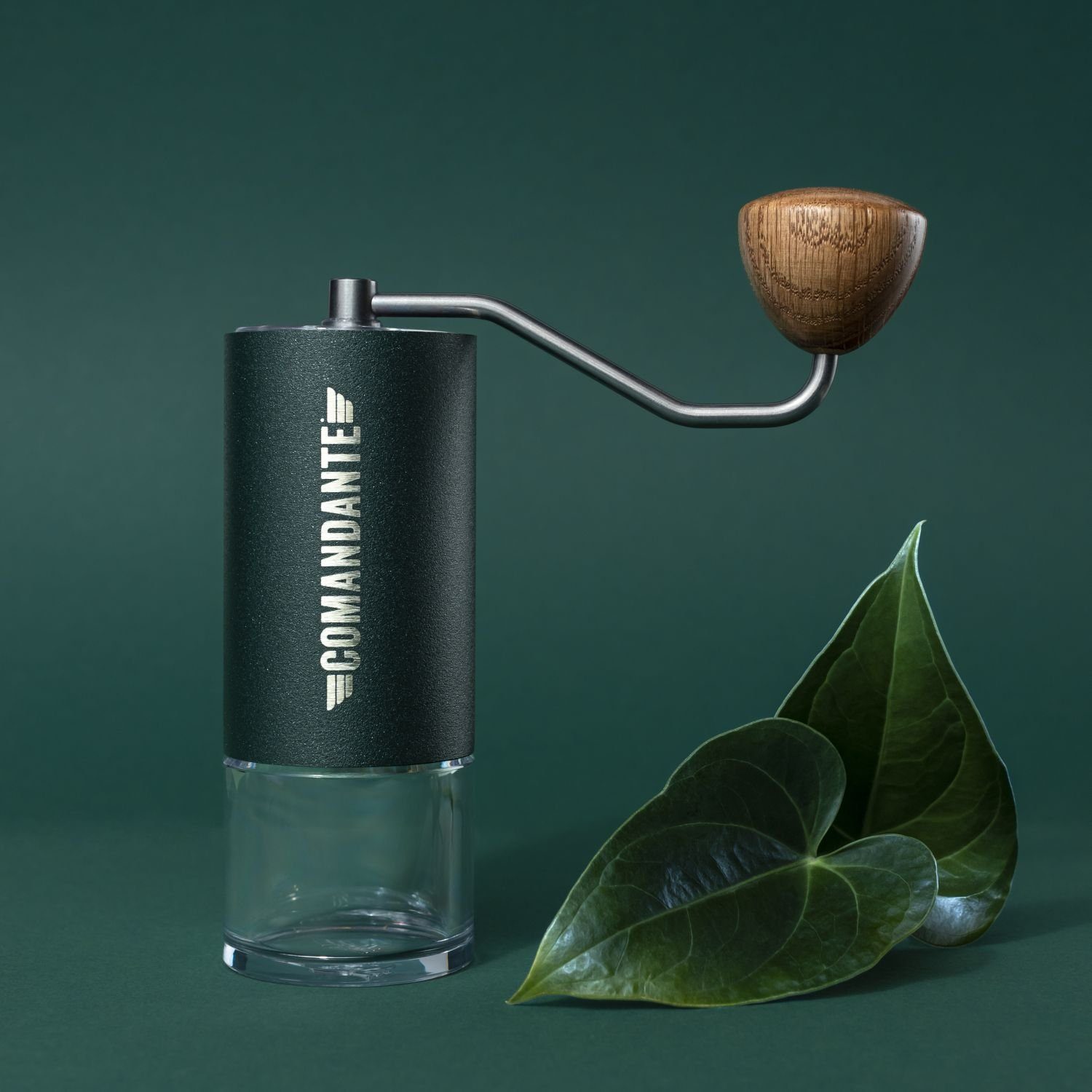 Comandante Kaffeemühle C40 MK4 Nitro Blade Racing Green, Kegelmahlwerk